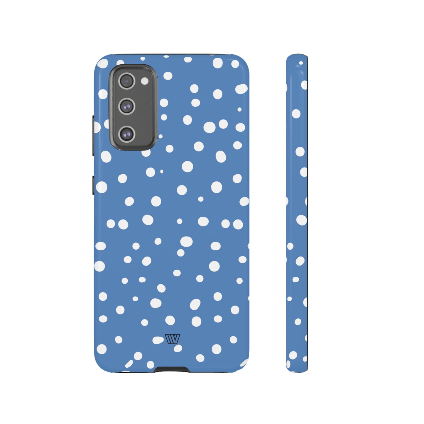 DUSTY BLUE DOTS | Tough Phone Case - Trovvve