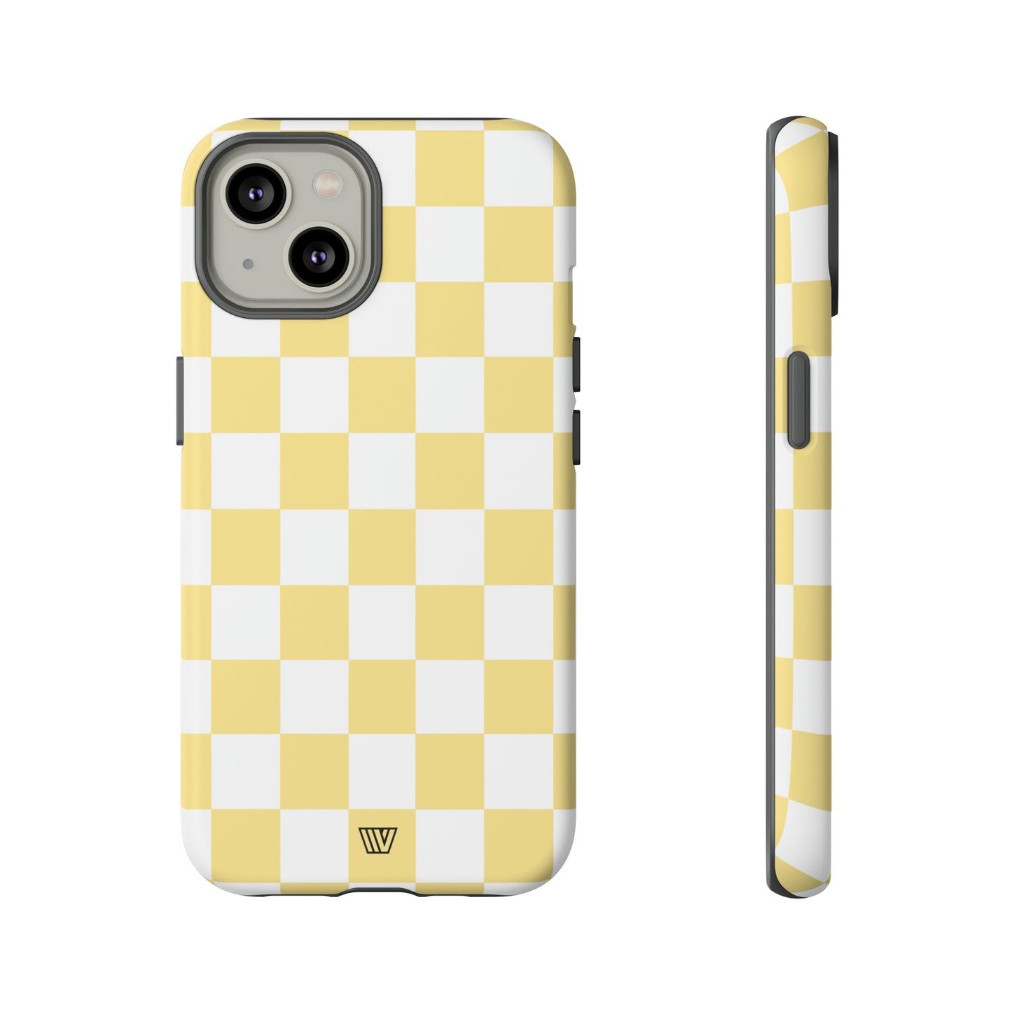 BANANA YELLOW CHECKERBOARD | Tough Phone Case - Trovvve
