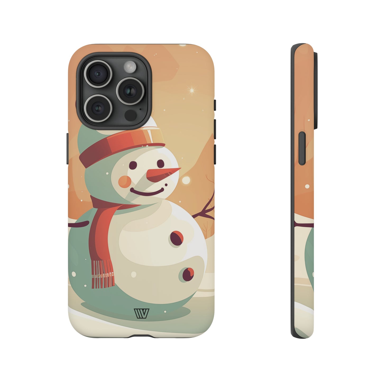 SUNSET SNOWMAN | Tough Phone Case - Trovvve