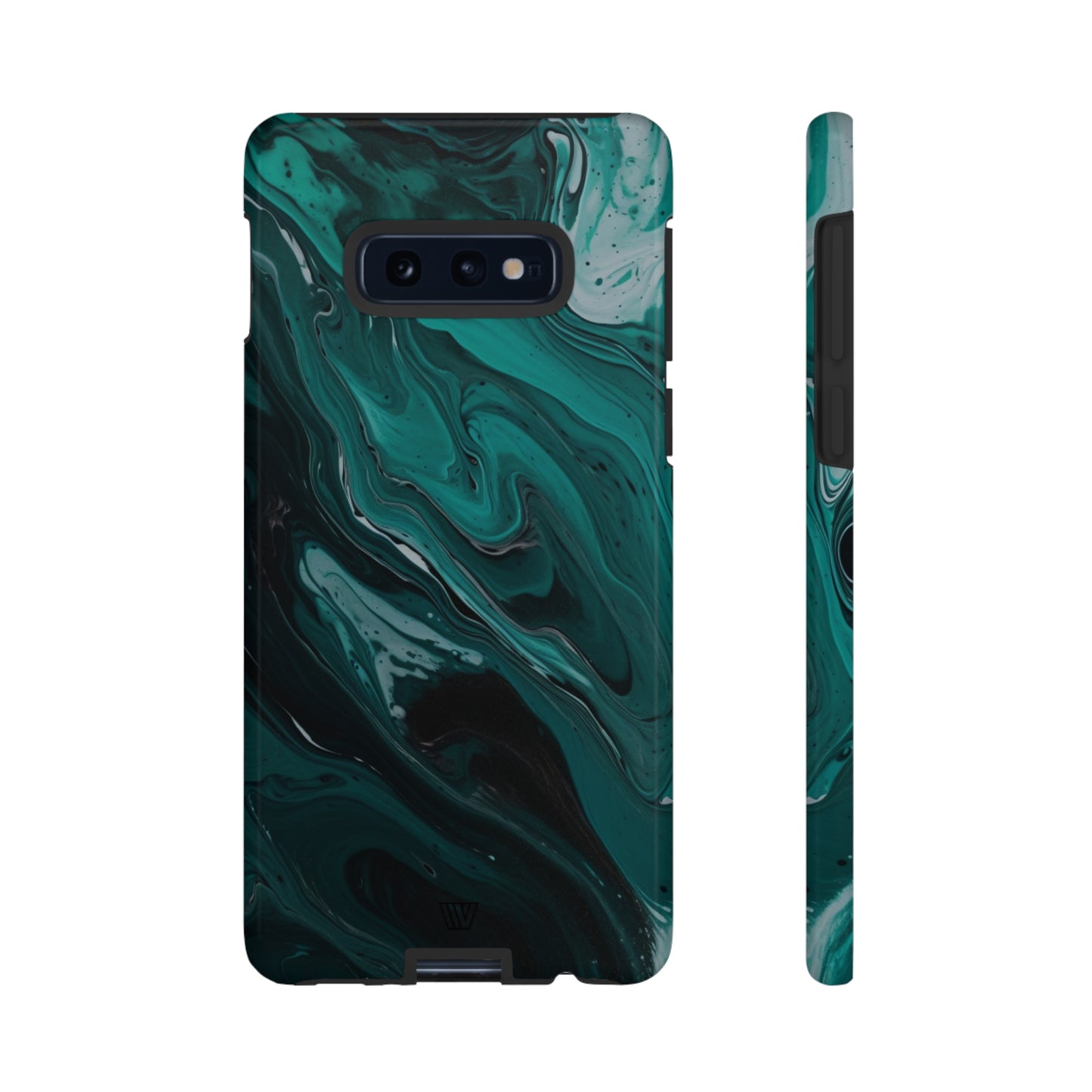 TEAL PAINT SWIRL | Tough Phone Case - Trovvve