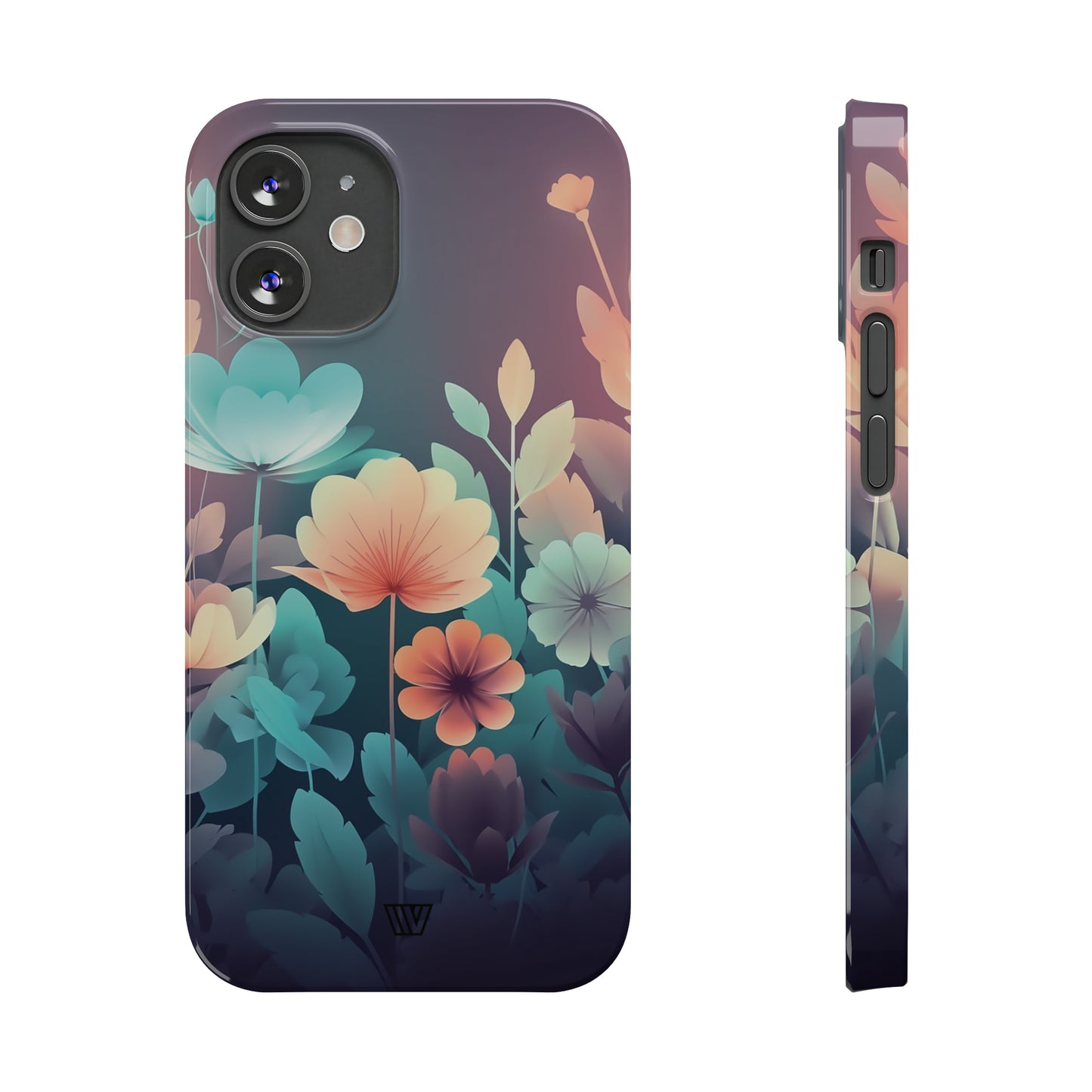 MIDNIGHT FLOWERS | Slim iPhone Case - Trovvve