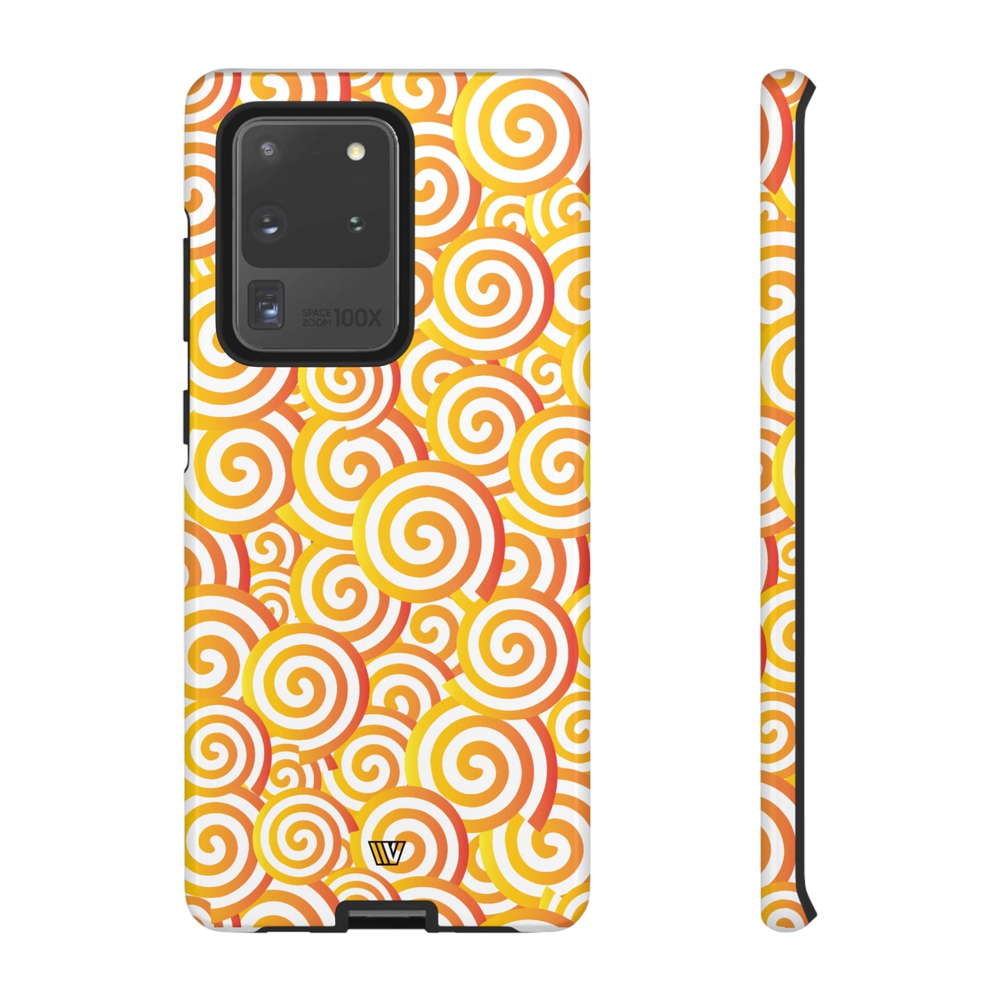ABSTRACT SPIRAL ORANGE | Tough Phone Case - Trovvve