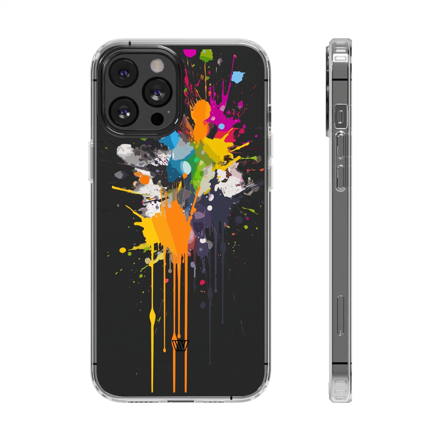 PAINT SPLATTER | Clear Phone Case