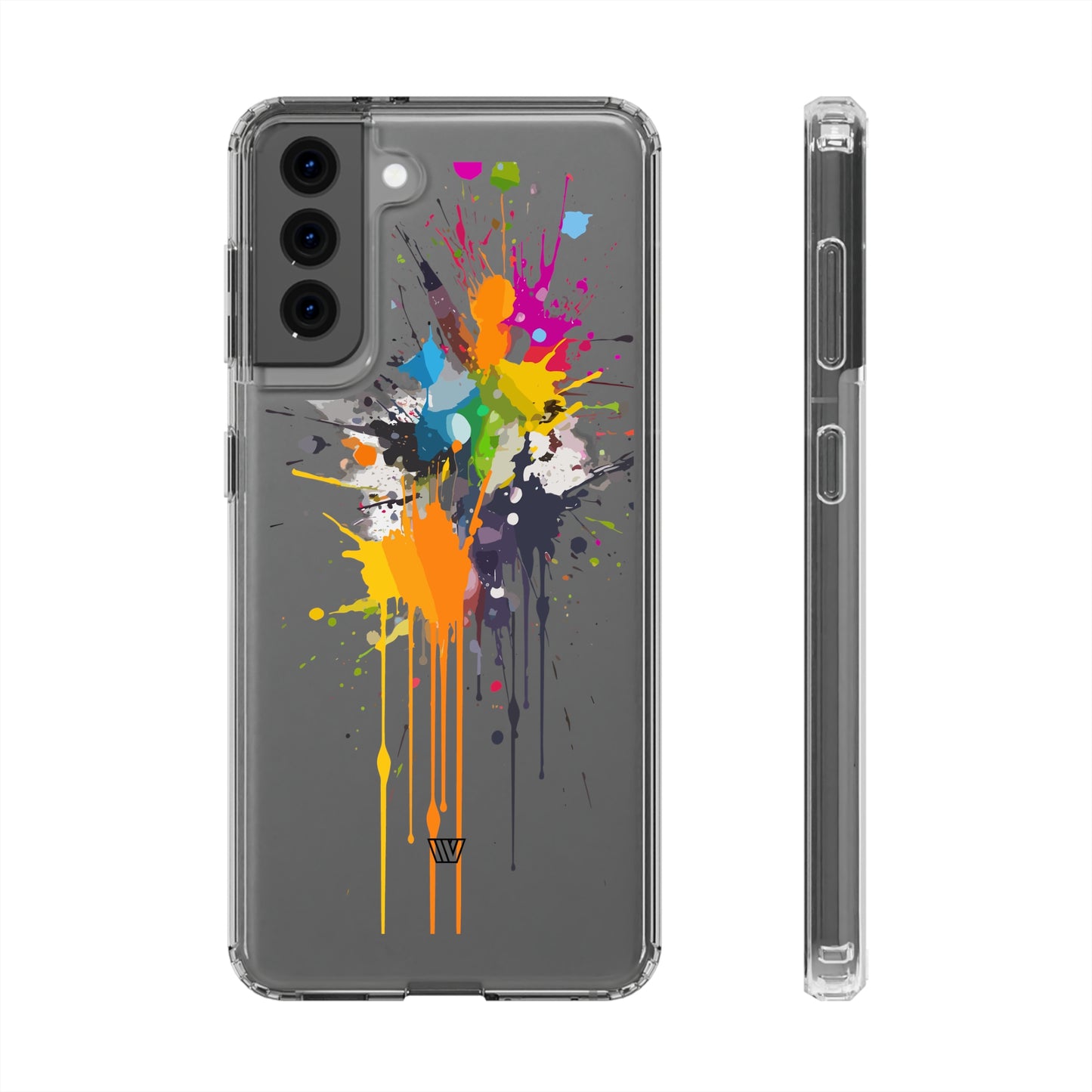 PAINT SPLATTER | Clear Phone Case