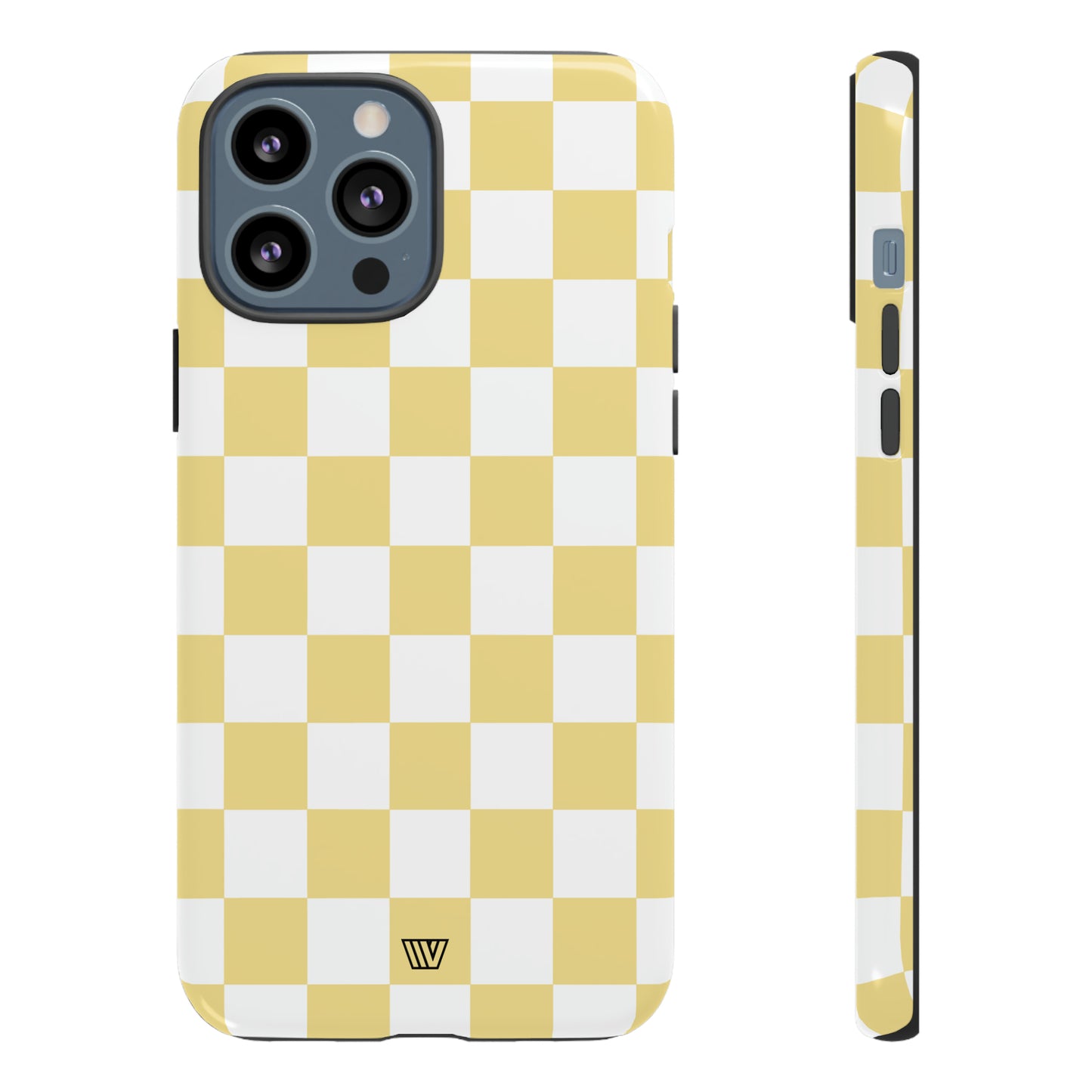 BANANA YELLOW CHECKERBOARD | Tough Phone Case - Trovvve
