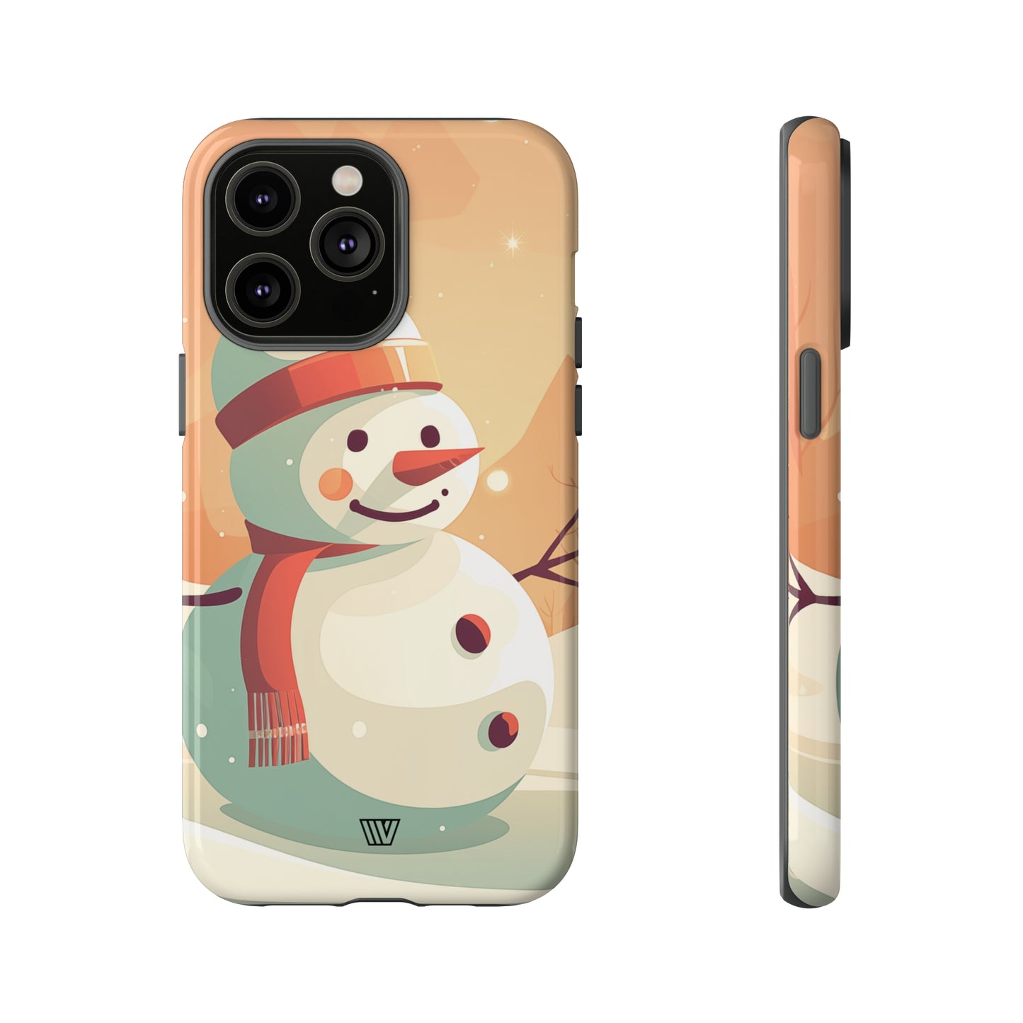 SUNSET SNOWMAN | Tough Phone Case - Trovvve