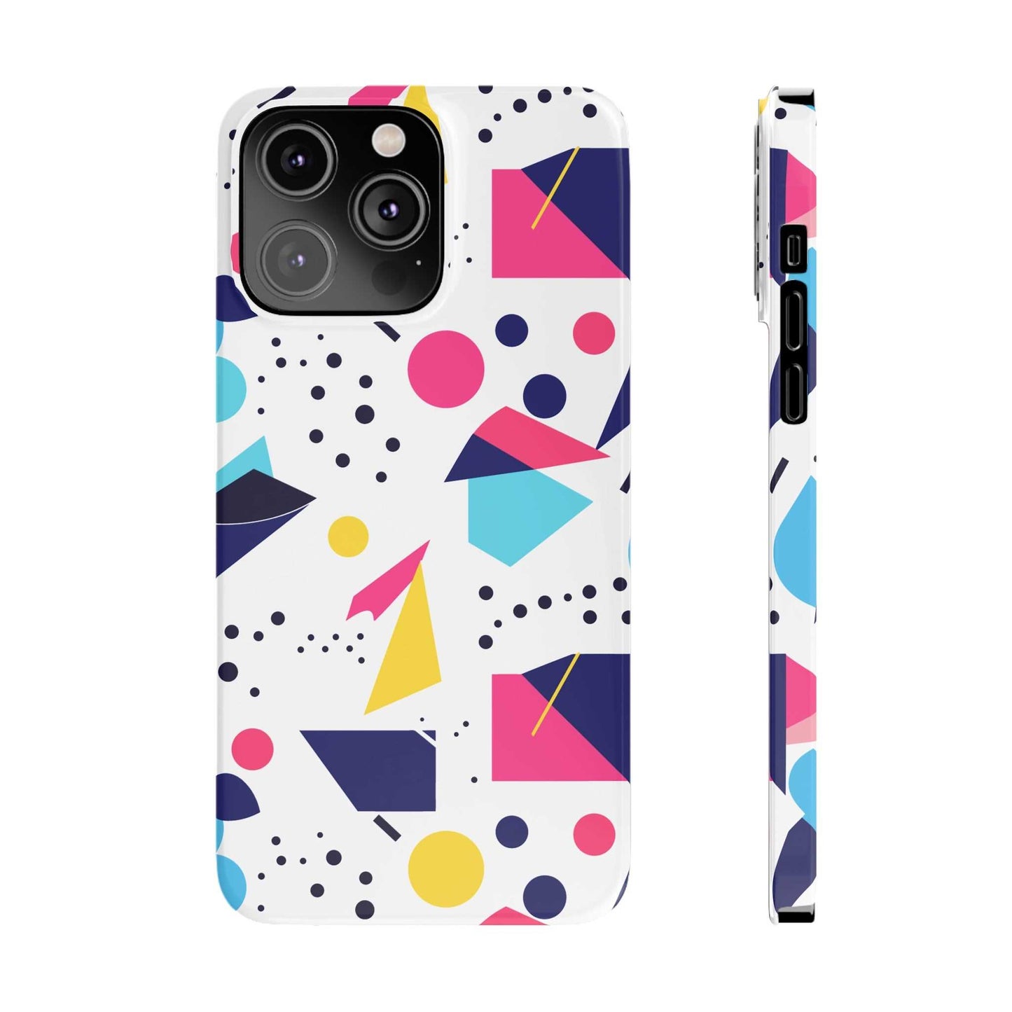 80s / 90s RETRO PATTERN LIGHT | Slim iPhone Case - Trovvve