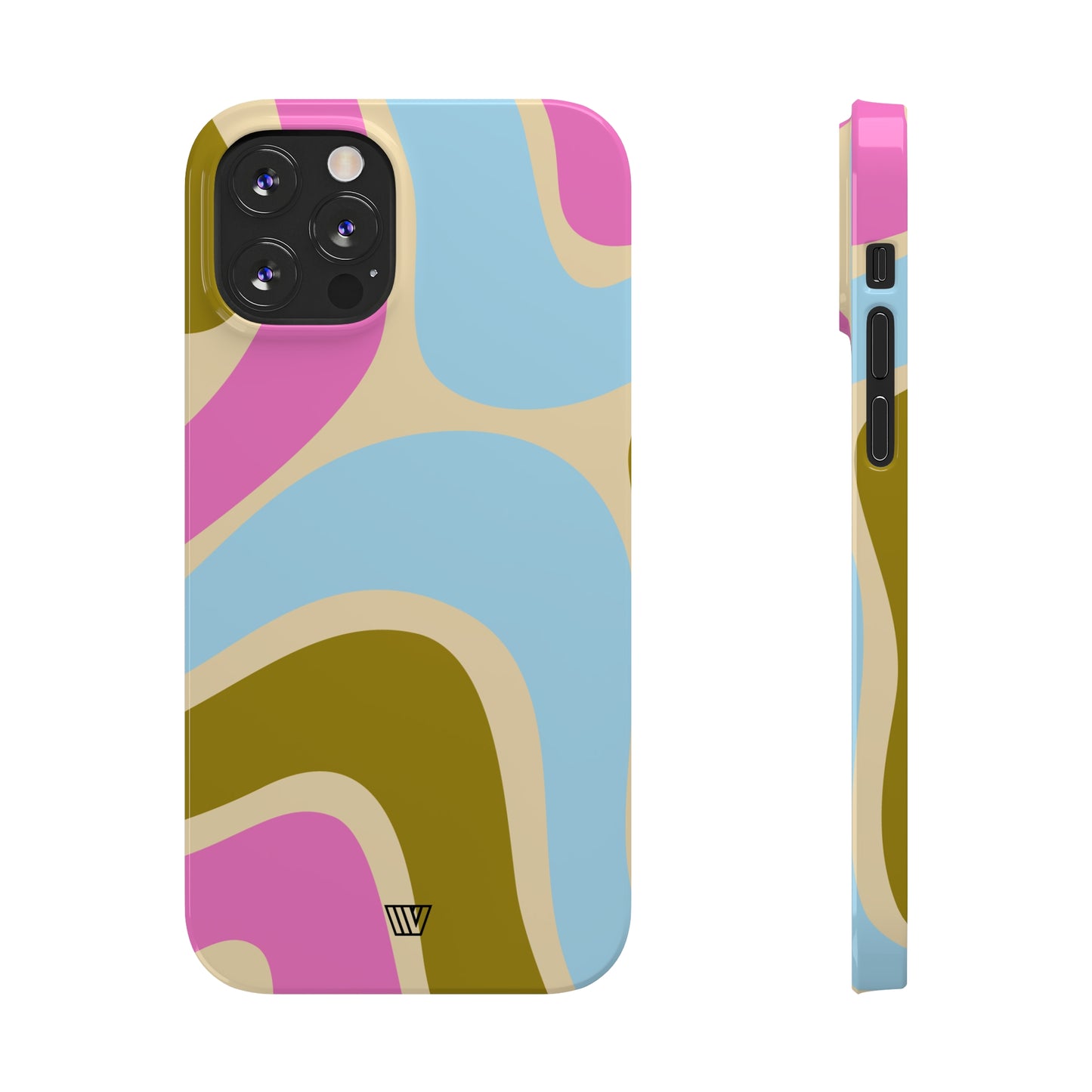LARGE GROOVY WAVES | Slim iPhone Case - Trovvve