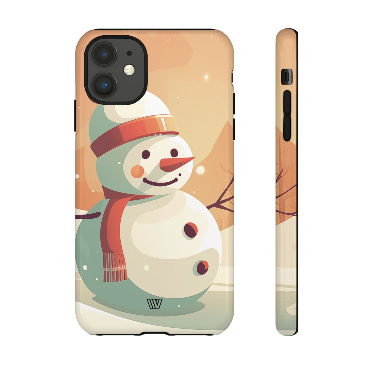 SUNSET SNOWMAN | Tough Phone Case - Trovvve
