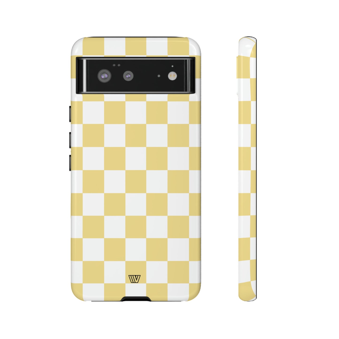 BANANA YELLOW CHECKERBOARD | Tough Phone Case - Trovvve