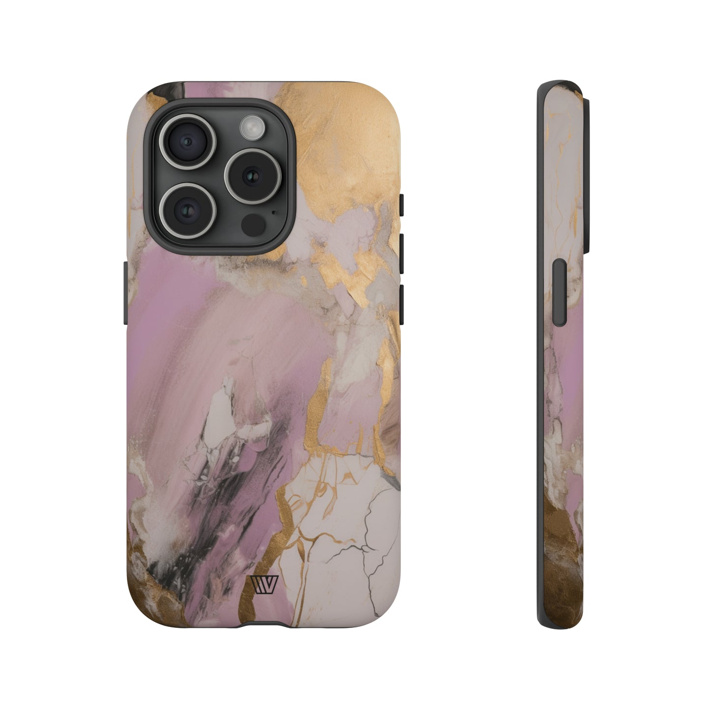 GOLD PINK ABSTRACT PAINTING | Tough Phone Case - Trovvve