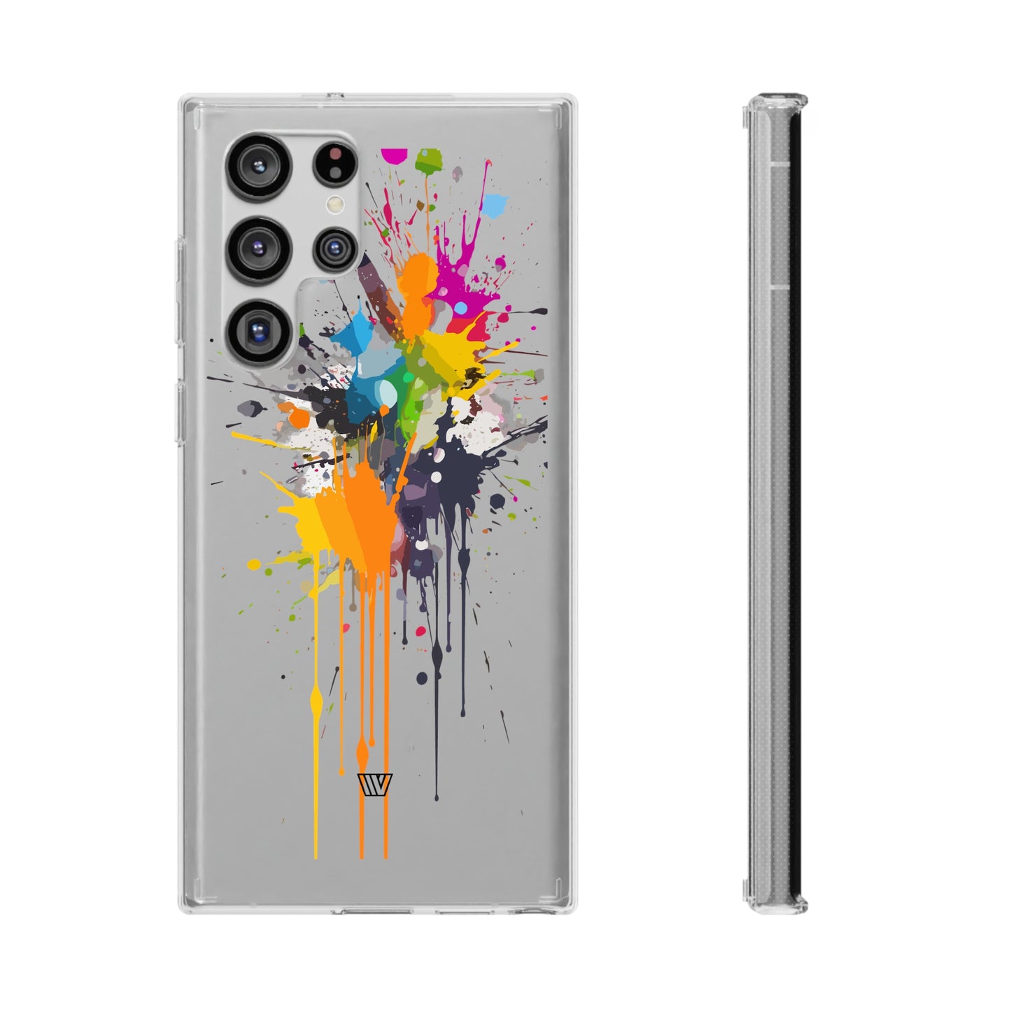PAINT SPLATTER | Clear Phone Case