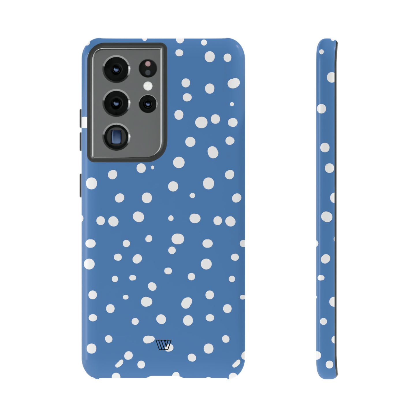 DUSTY BLUE DOTS | Tough Phone Case - Trovvve