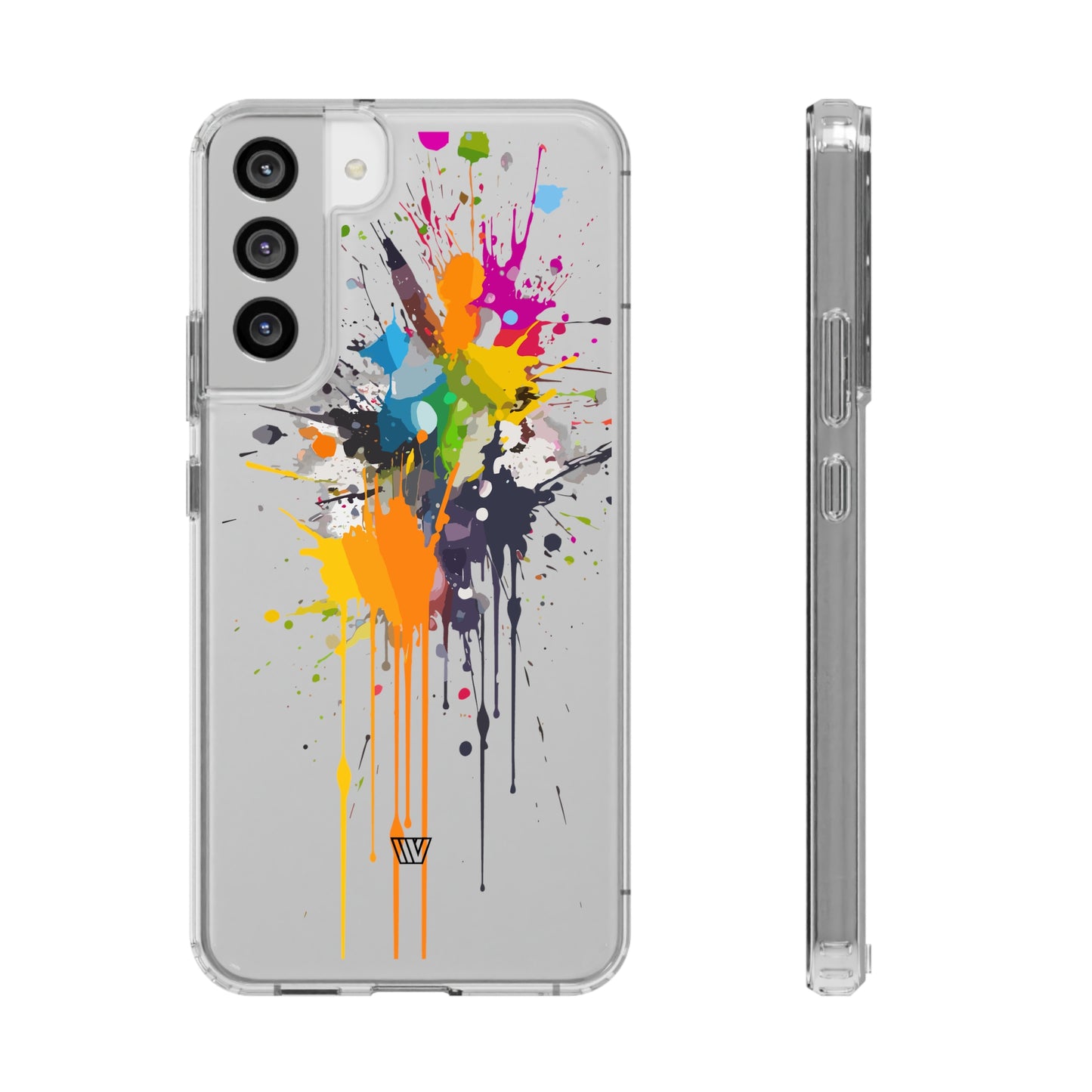 PAINT SPLATTER | Clear Phone Case