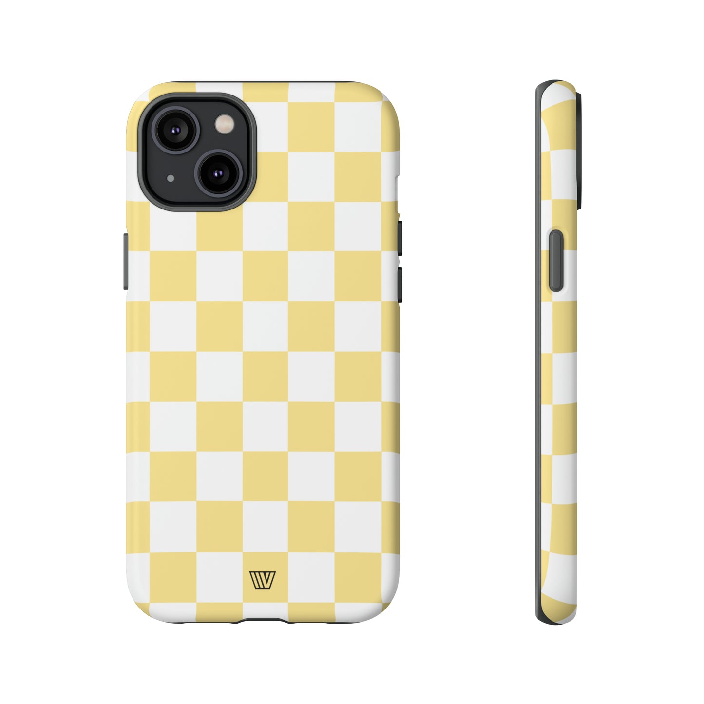BANANA YELLOW CHECKERBOARD | Tough Phone Case - Trovvve