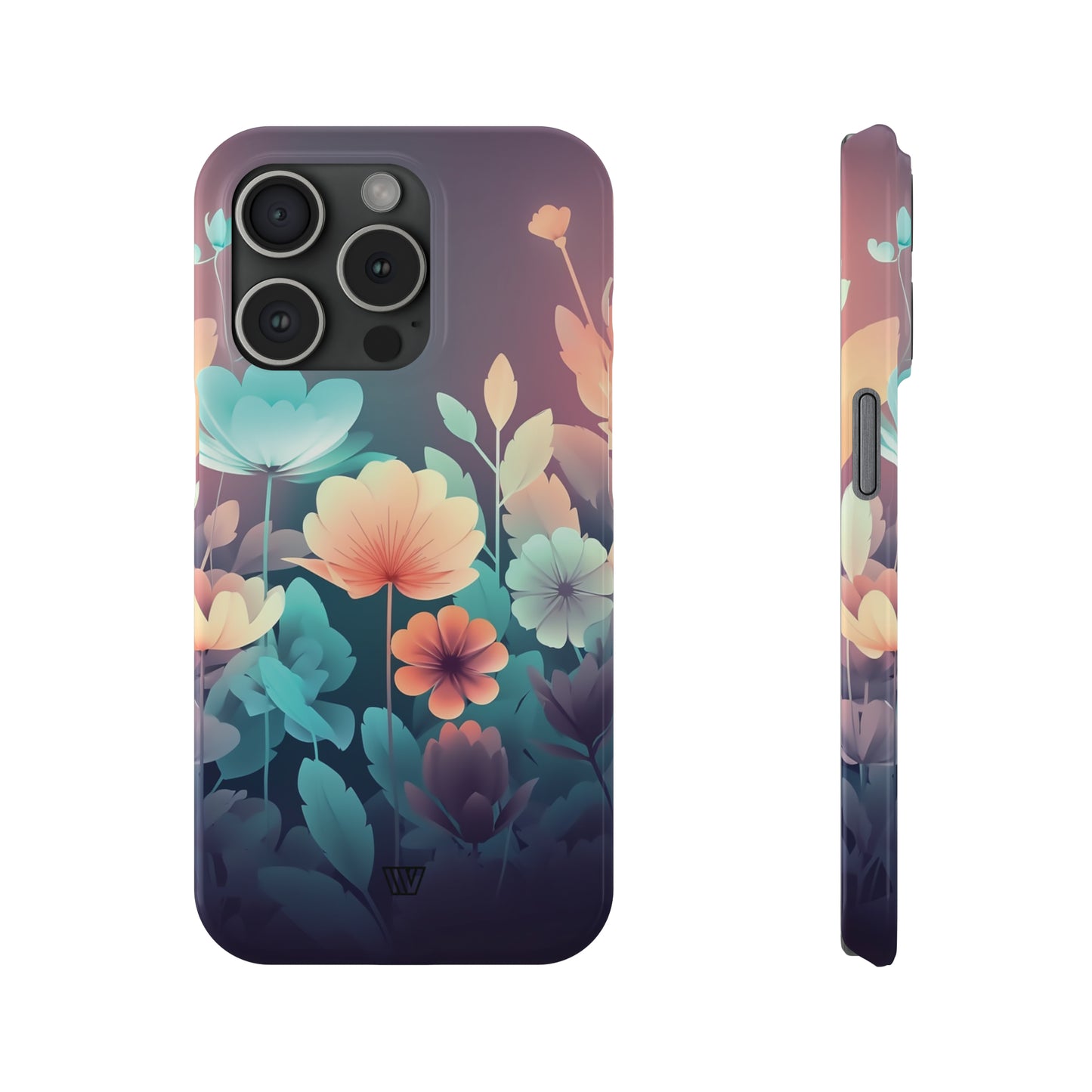 MIDNIGHT FLOWERS | Slim iPhone Case - Trovvve