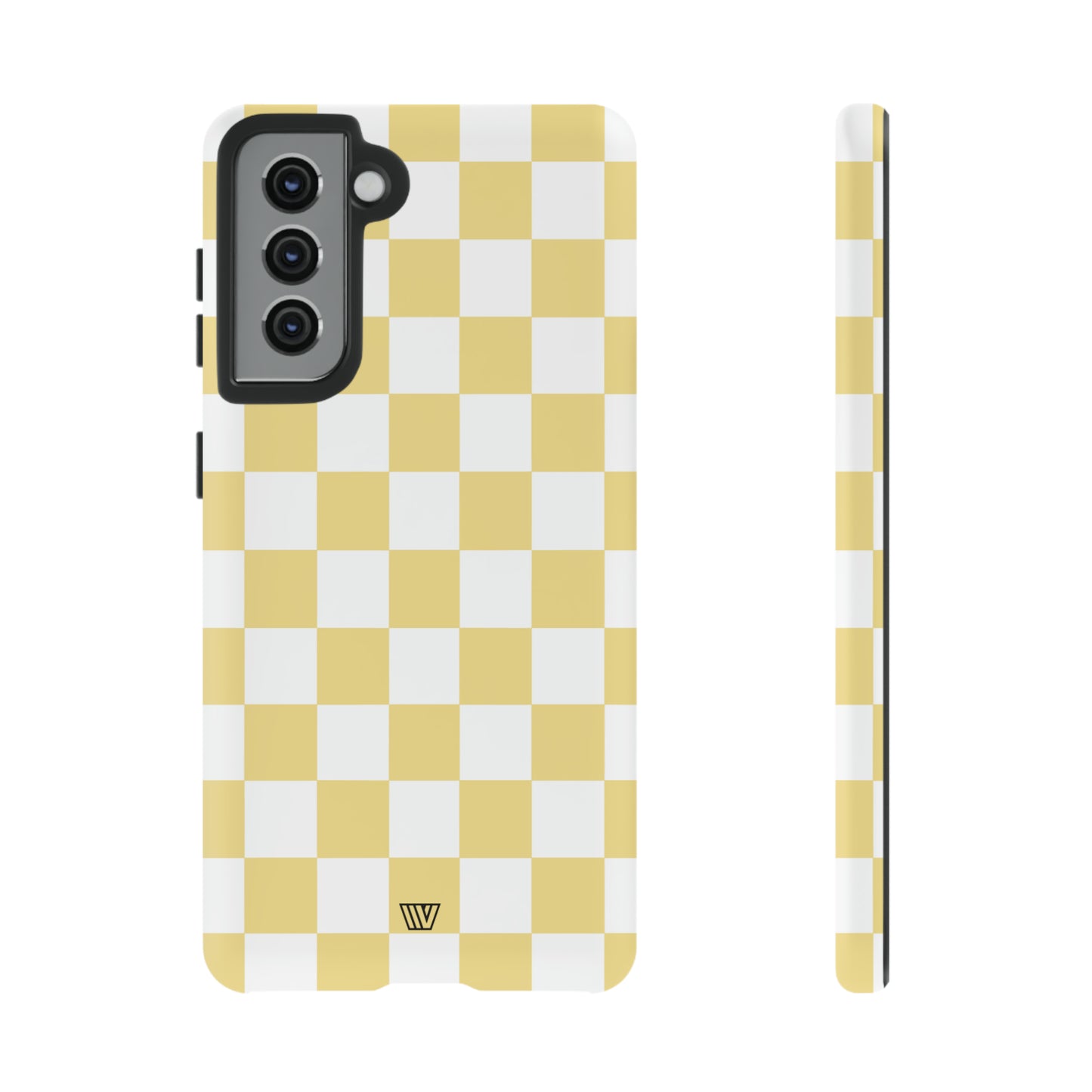 BANANA YELLOW CHECKERBOARD | Tough Phone Case - Trovvve