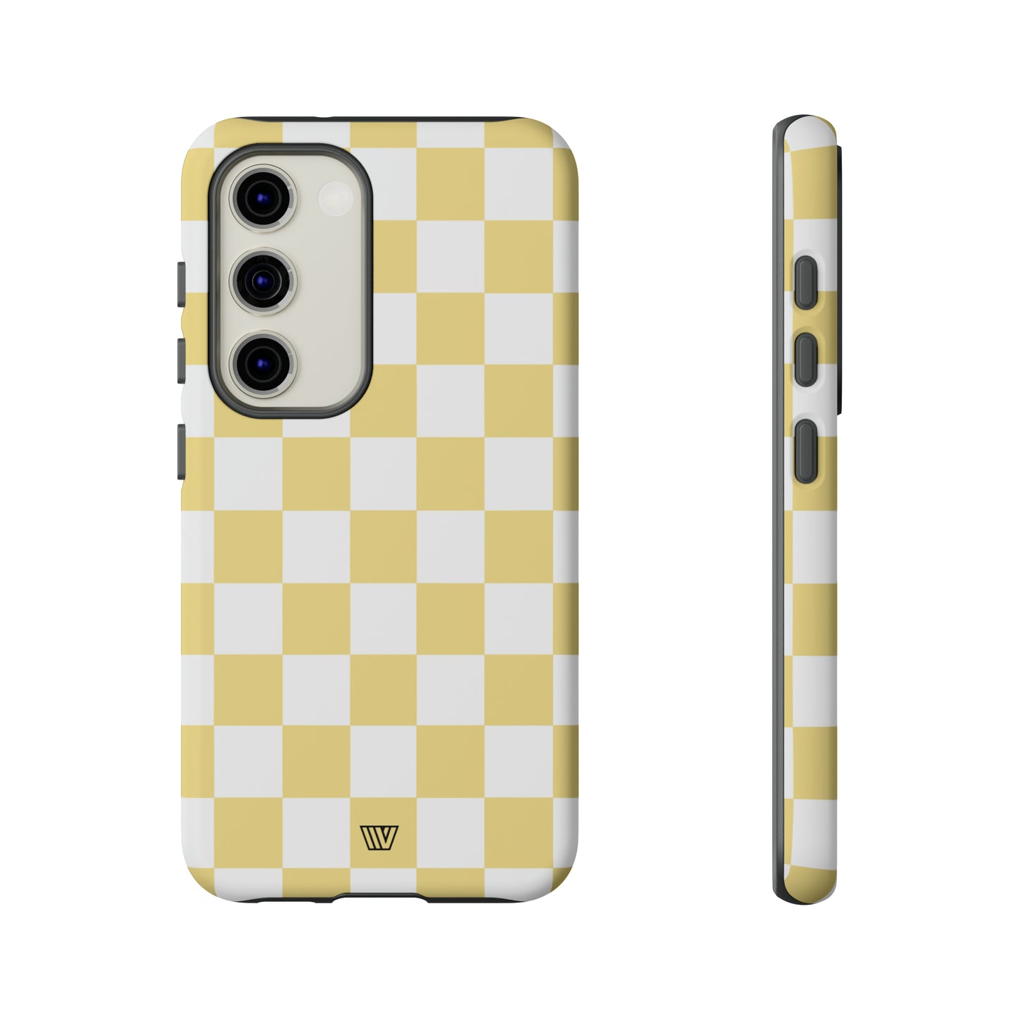 BANANA YELLOW CHECKERBOARD | Tough Phone Case - Trovvve