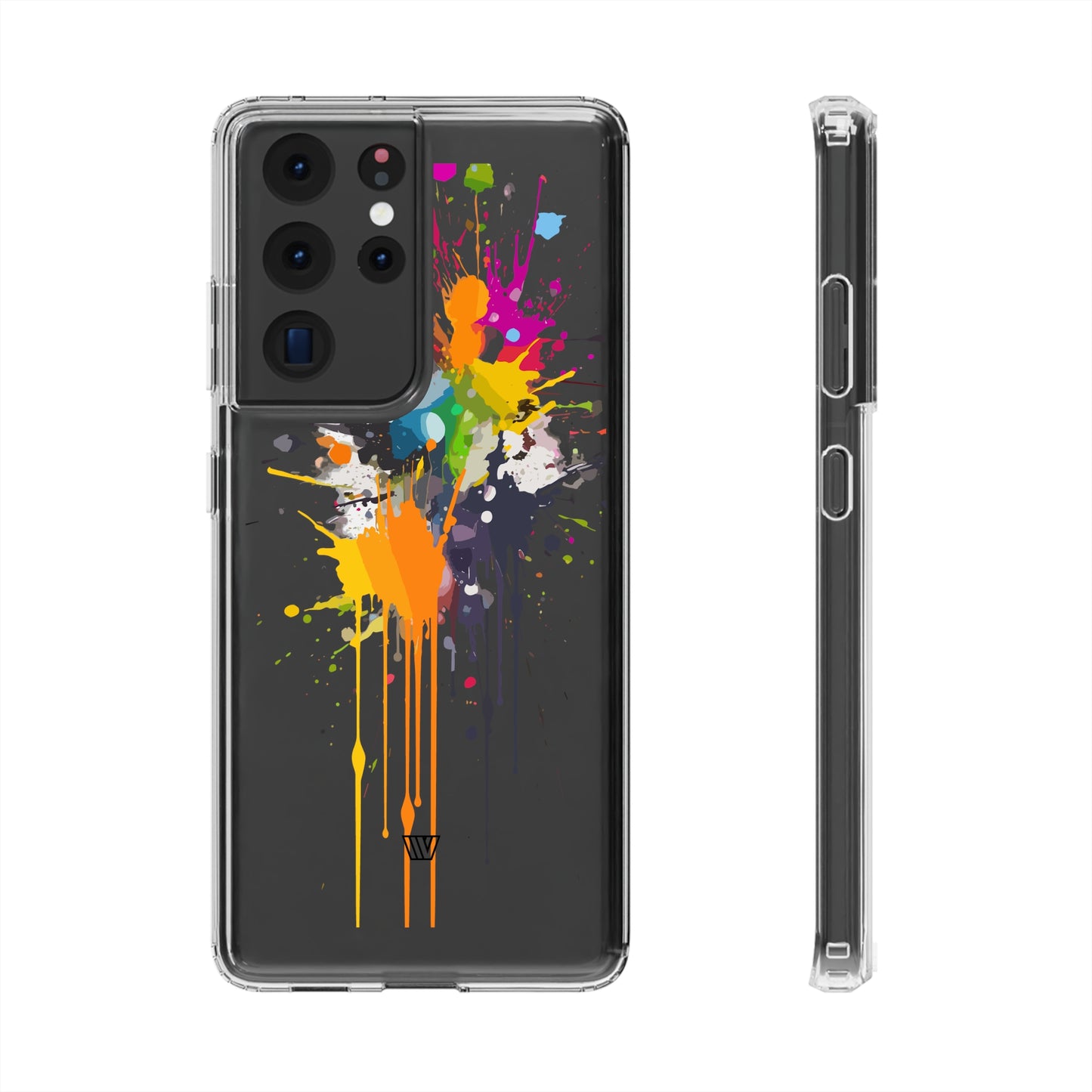 PAINT SPLATTER | Clear Phone Case