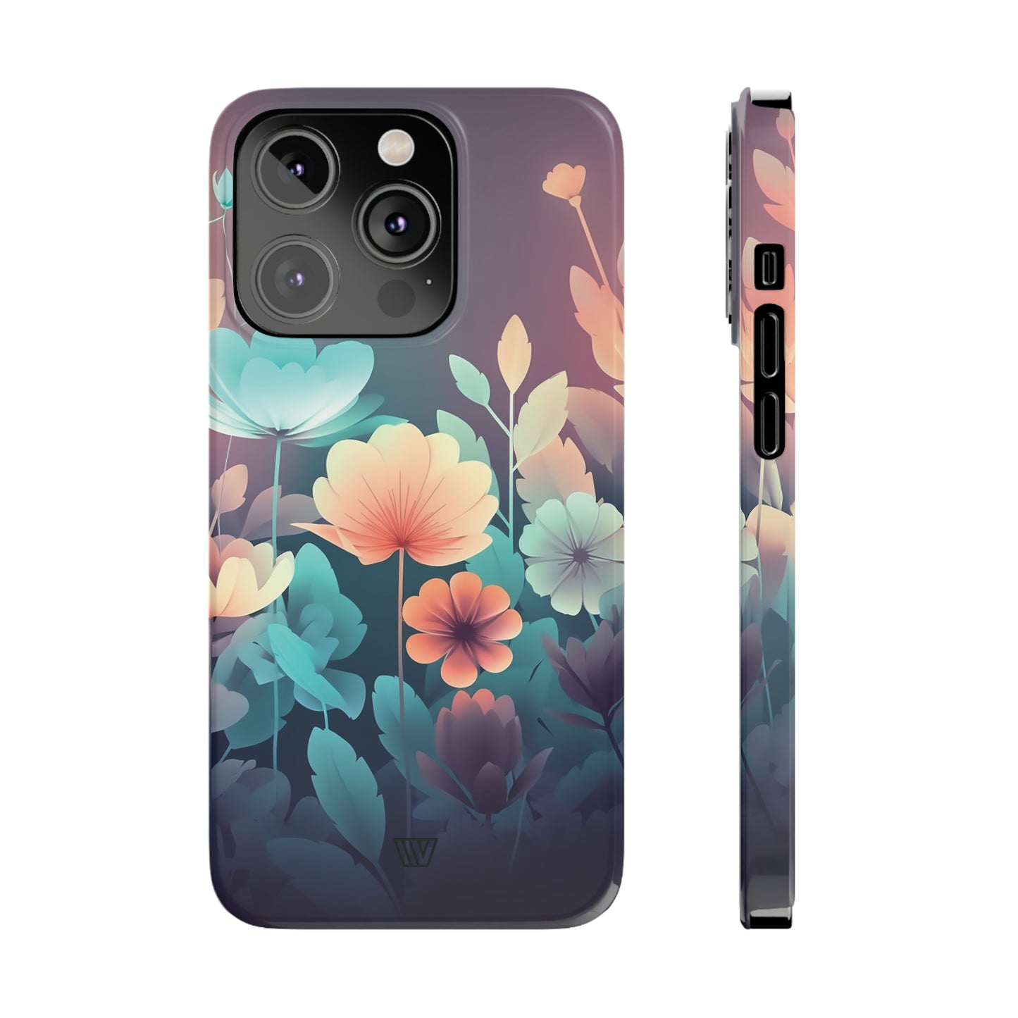 MIDNIGHT FLOWERS | Slim iPhone Case - Trovvve
