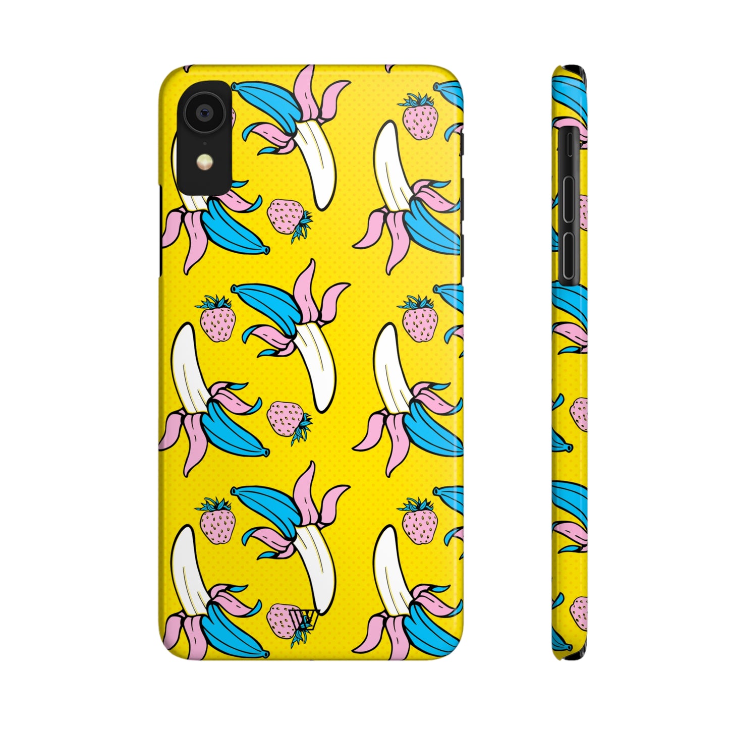 STRAWBERRY BANANA POP ART | Slim iPhone Case - Trovvve