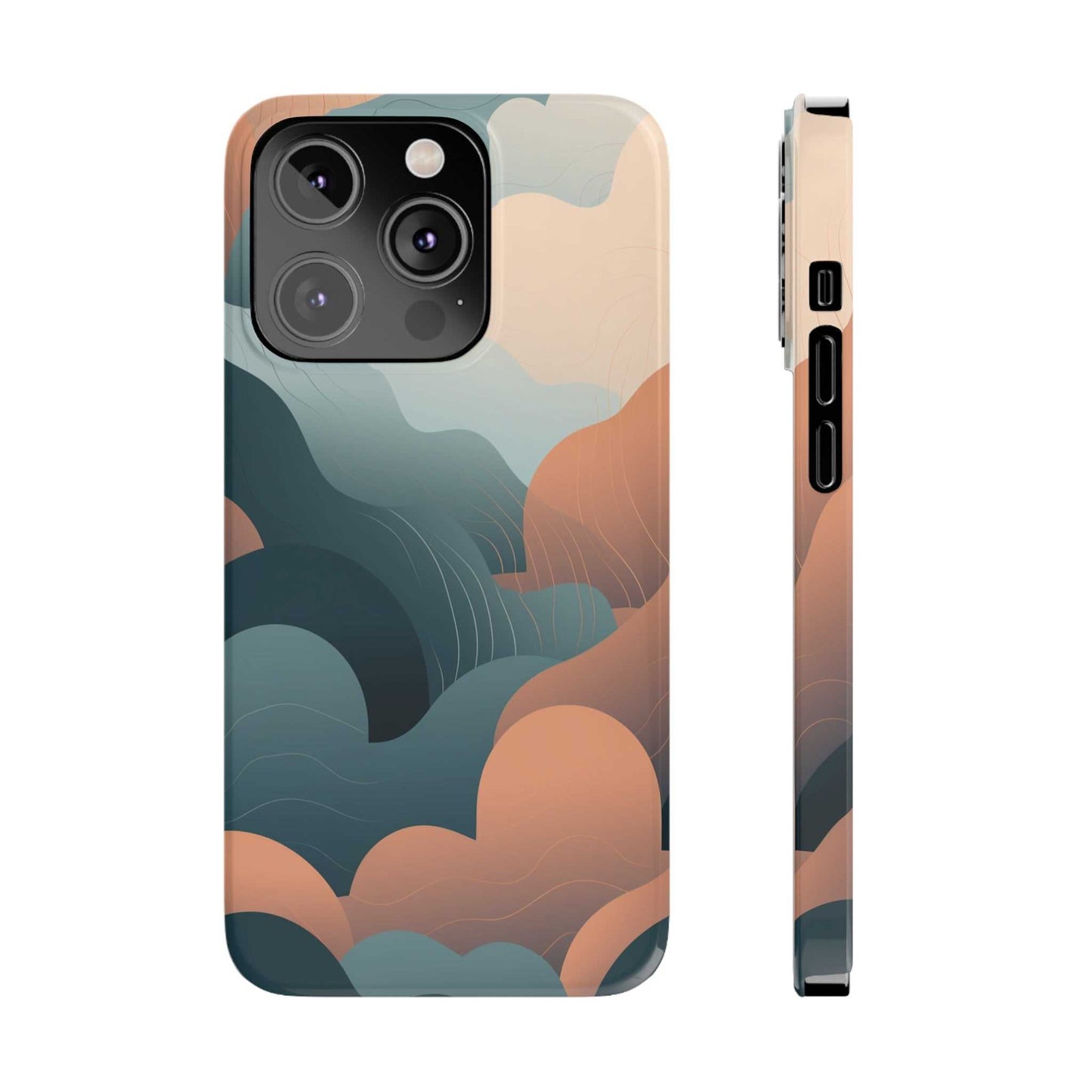 ABSTRACT FLUFFY CLOUDS | Slim iPhone Case - Trovvve