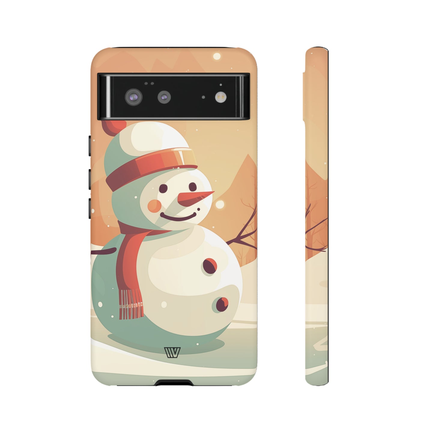 SUNSET SNOWMAN | Tough Phone Case - Trovvve