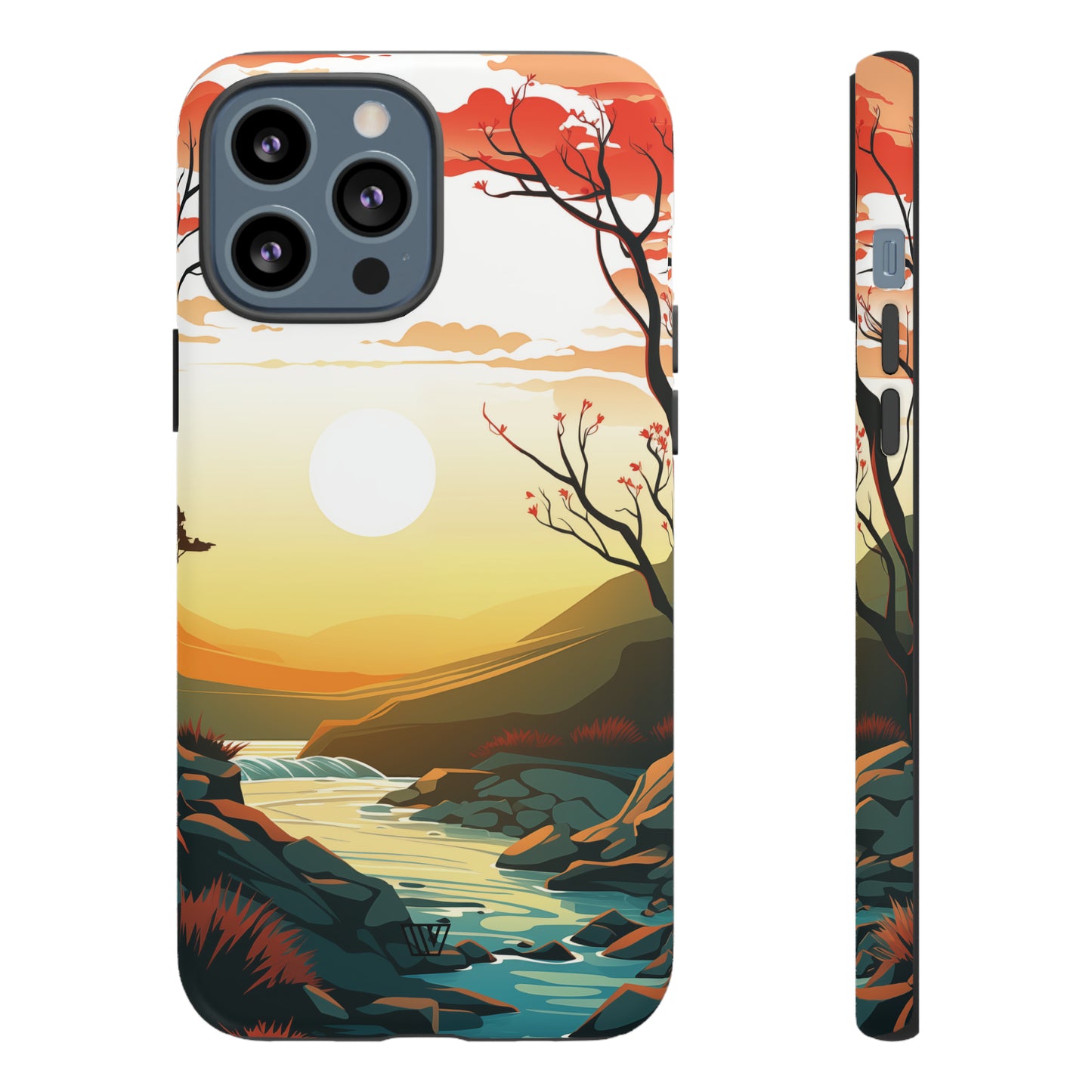 RIVER SUNSET | Tough Phone Case - Trovvve