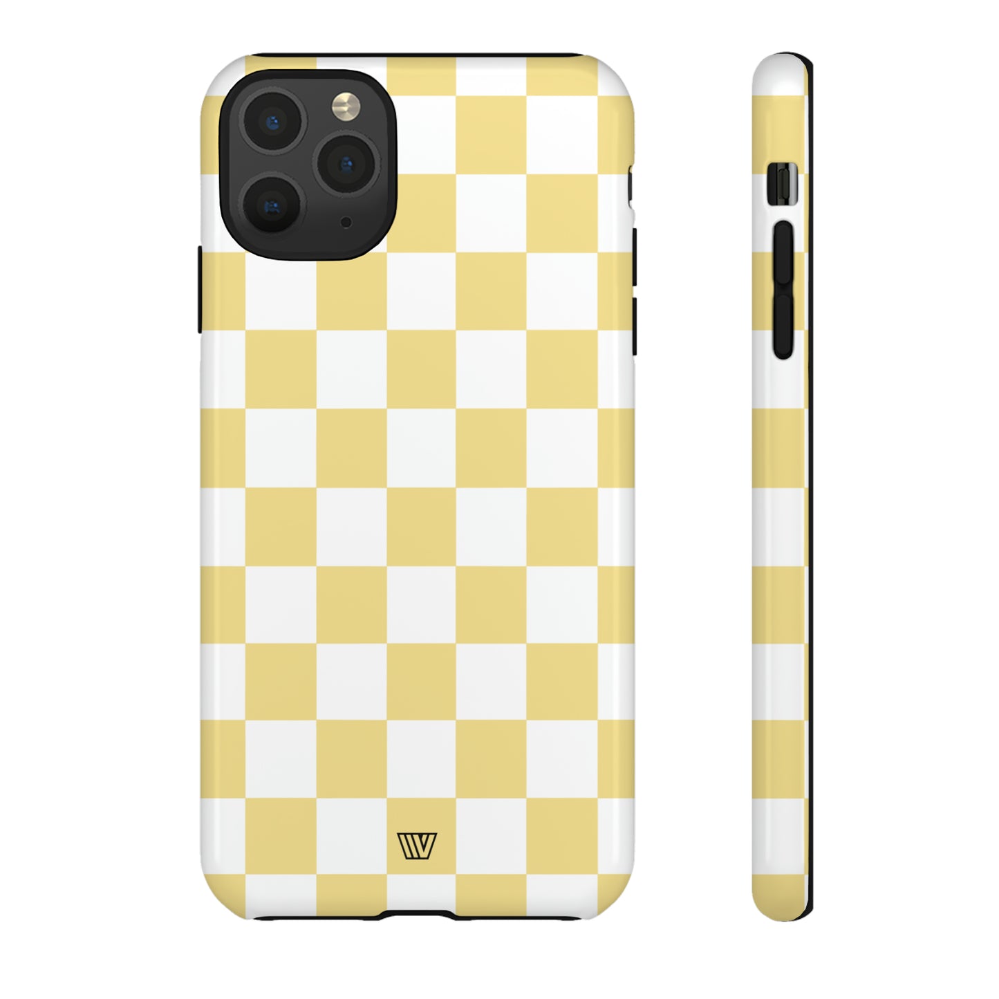 BANANA YELLOW CHECKERBOARD | Tough Phone Case - Trovvve