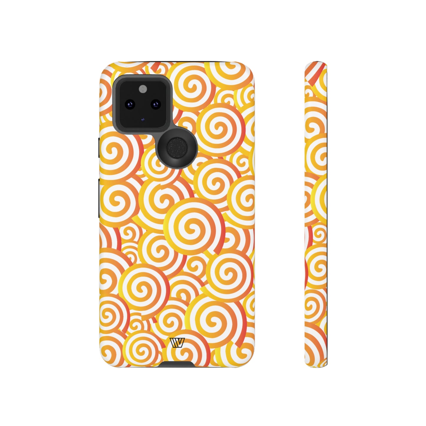 ABSTRACT SPIRAL ORANGE | Tough Phone Case - Trovvve