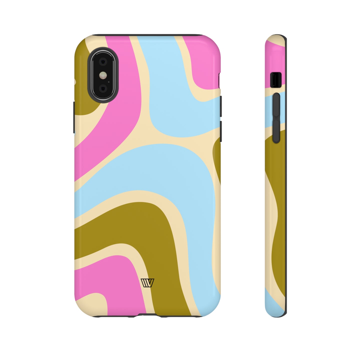 LARGE GROOVY WAVES | Tough Phone Case - Trovvve