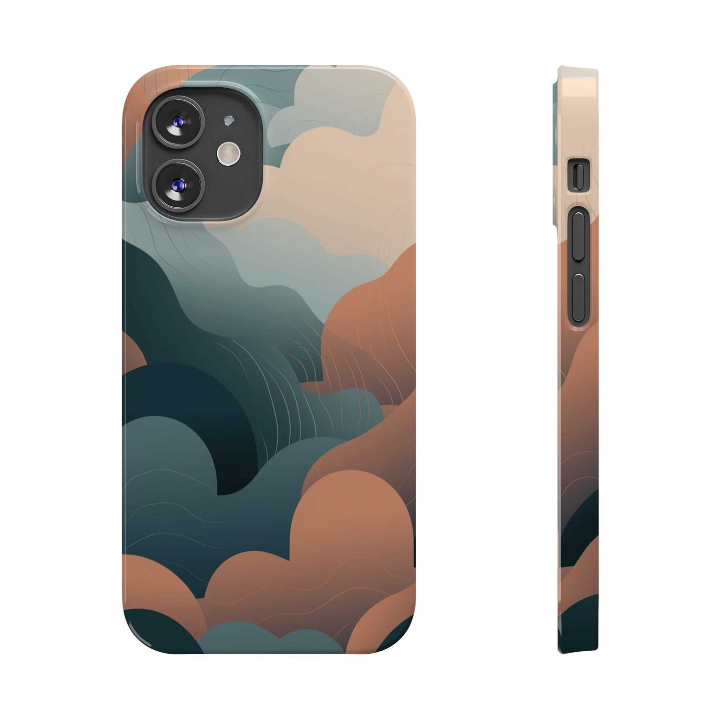 ABSTRACT FLUFFY CLOUDS | Slim iPhone Case - Trovvve
