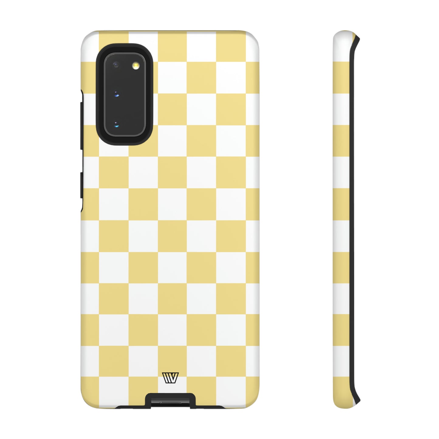 BANANA YELLOW CHECKERBOARD | Tough Phone Case - Trovvve
