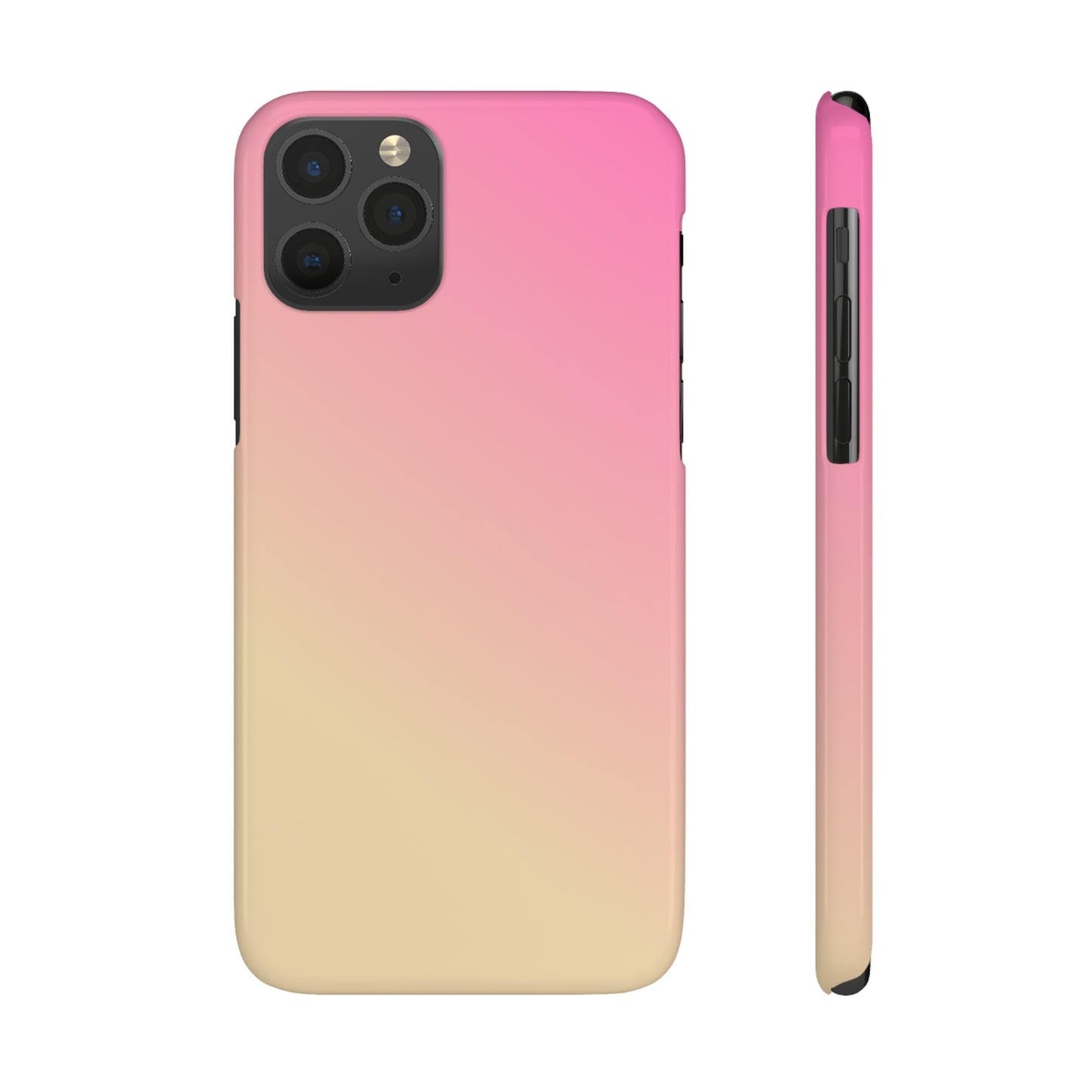 PINK YELLOW GRADIENT | Slim iPhone Case - Trovvve