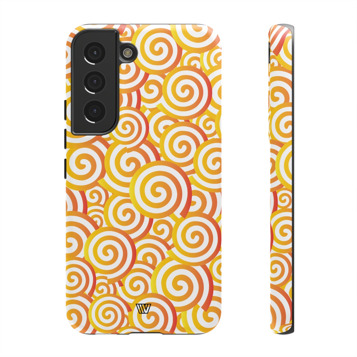 ABSTRACT SPIRAL ORANGE | Tough Phone Case - Trovvve