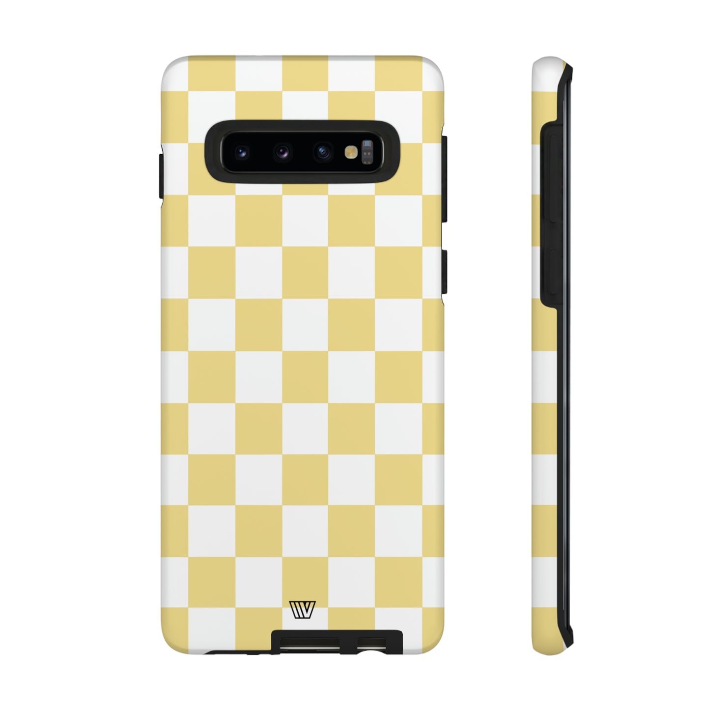 BANANA YELLOW CHECKERBOARD | Tough Phone Case - Trovvve