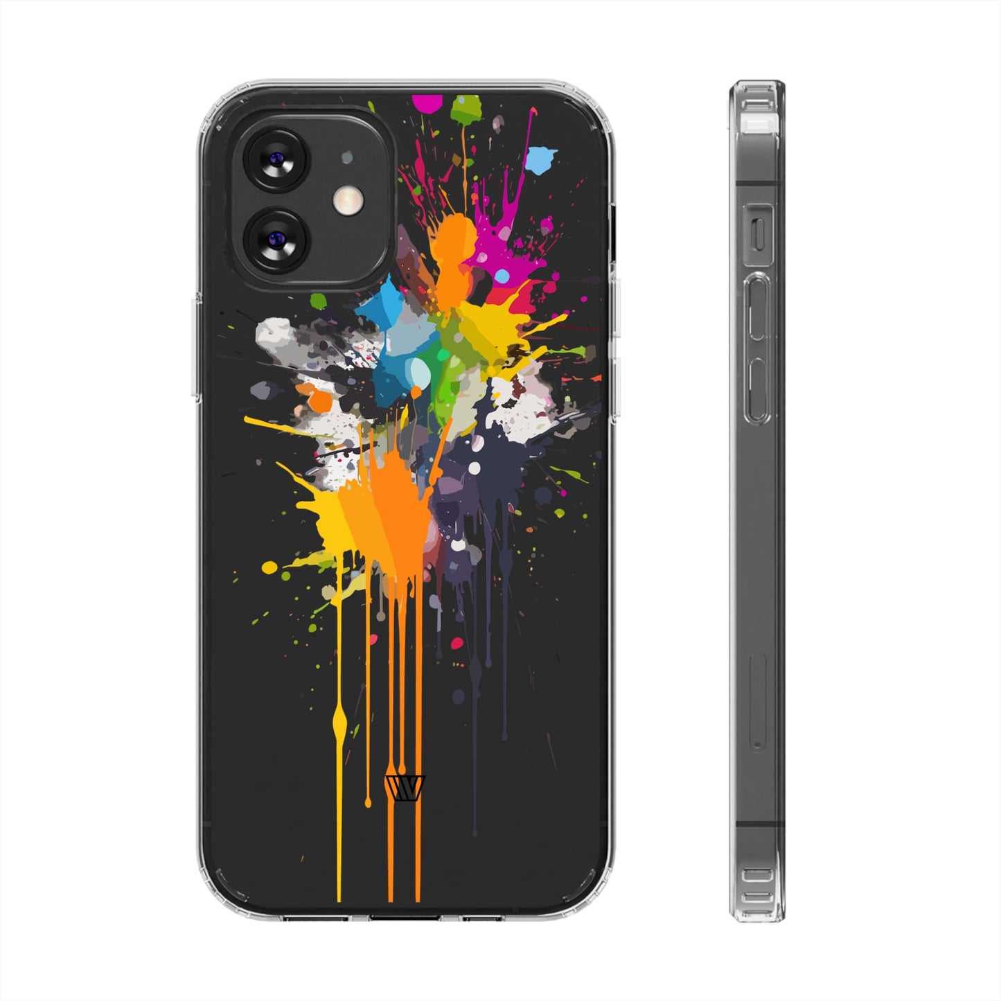 PAINT SPLATTER | Clear Phone Case