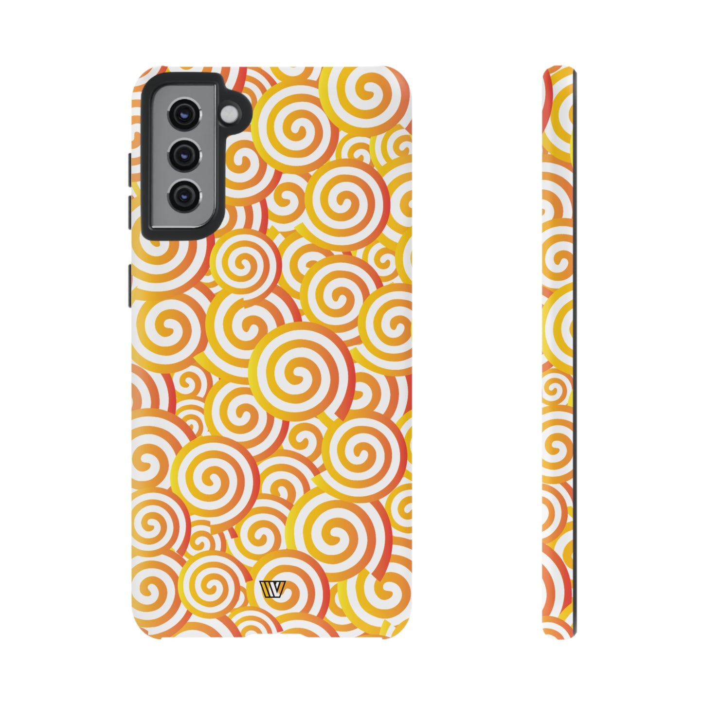 ABSTRACT SPIRAL ORANGE | Tough Phone Case - Trovvve