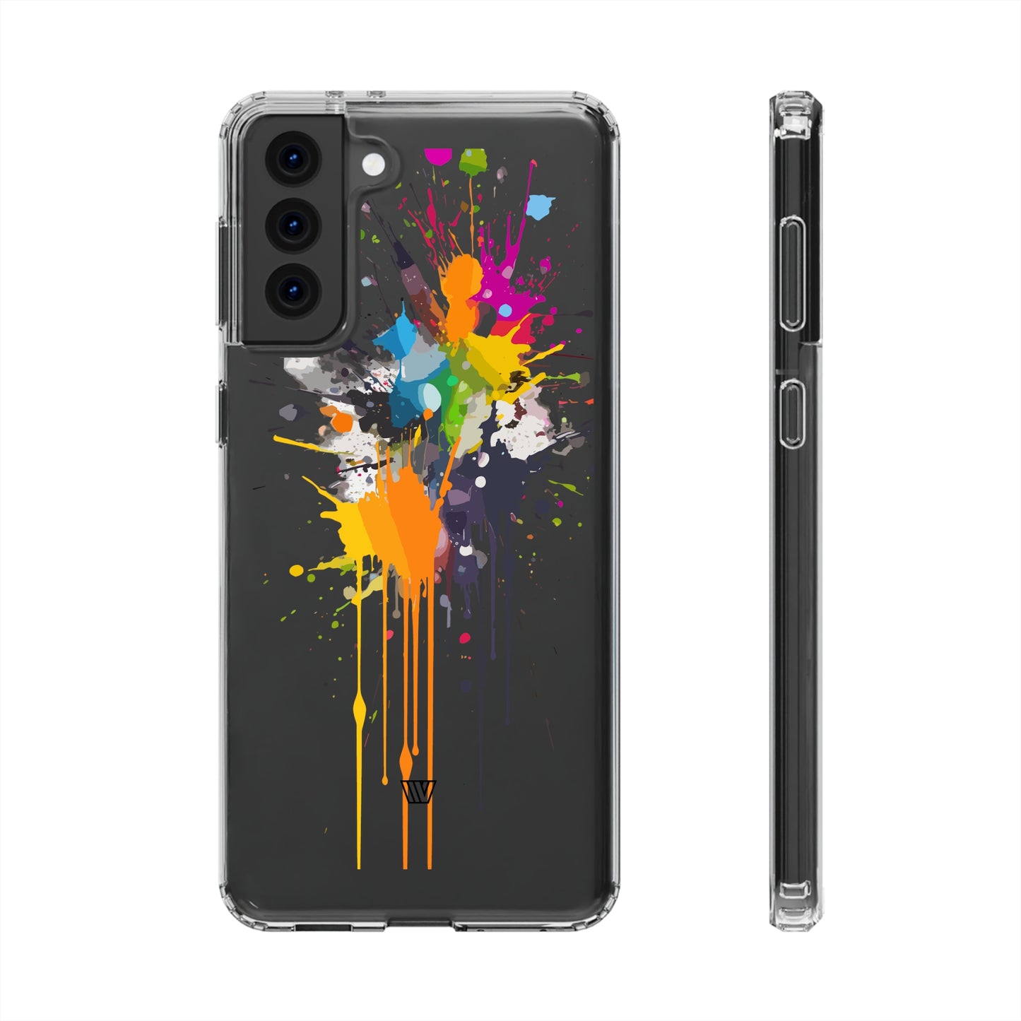 PAINT SPLATTER | Clear Phone Case