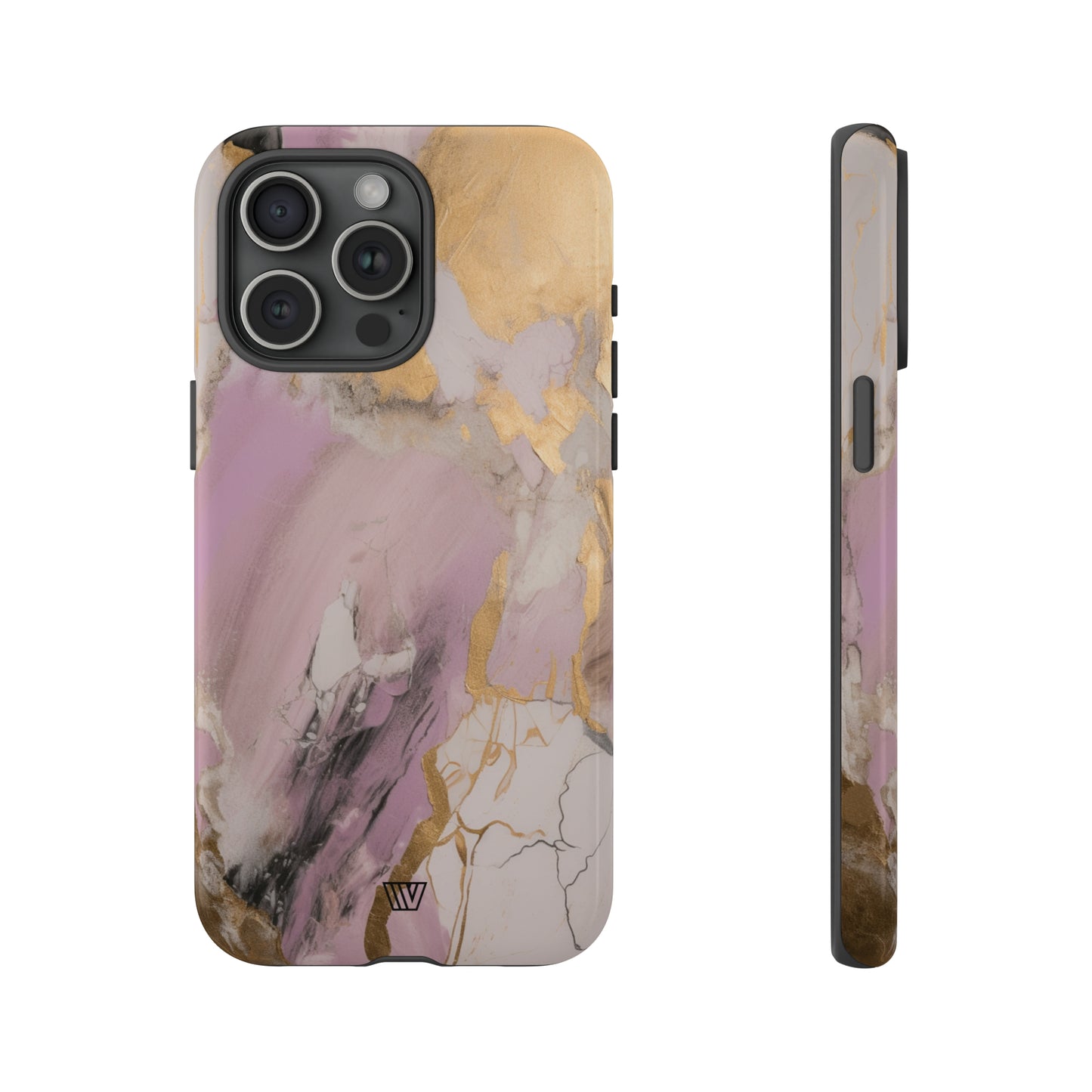 GOLD PINK ABSTRACT PAINTING | Tough Phone Case - Trovvve