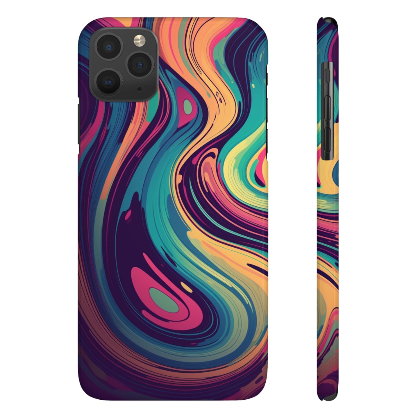 COSMIC LIQUID SWIRL | | Slim iPhone Case - Trovvve