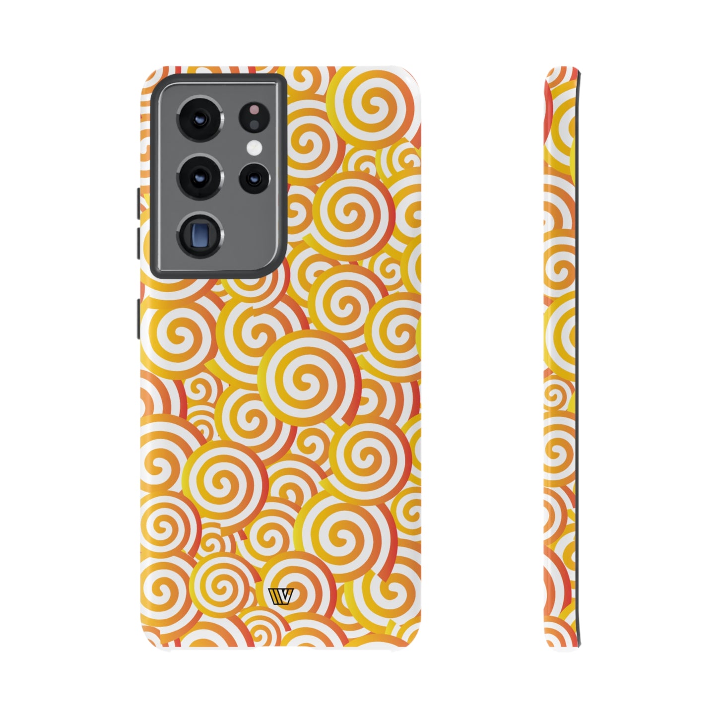 ABSTRACT SPIRAL ORANGE | Tough Phone Case - Trovvve