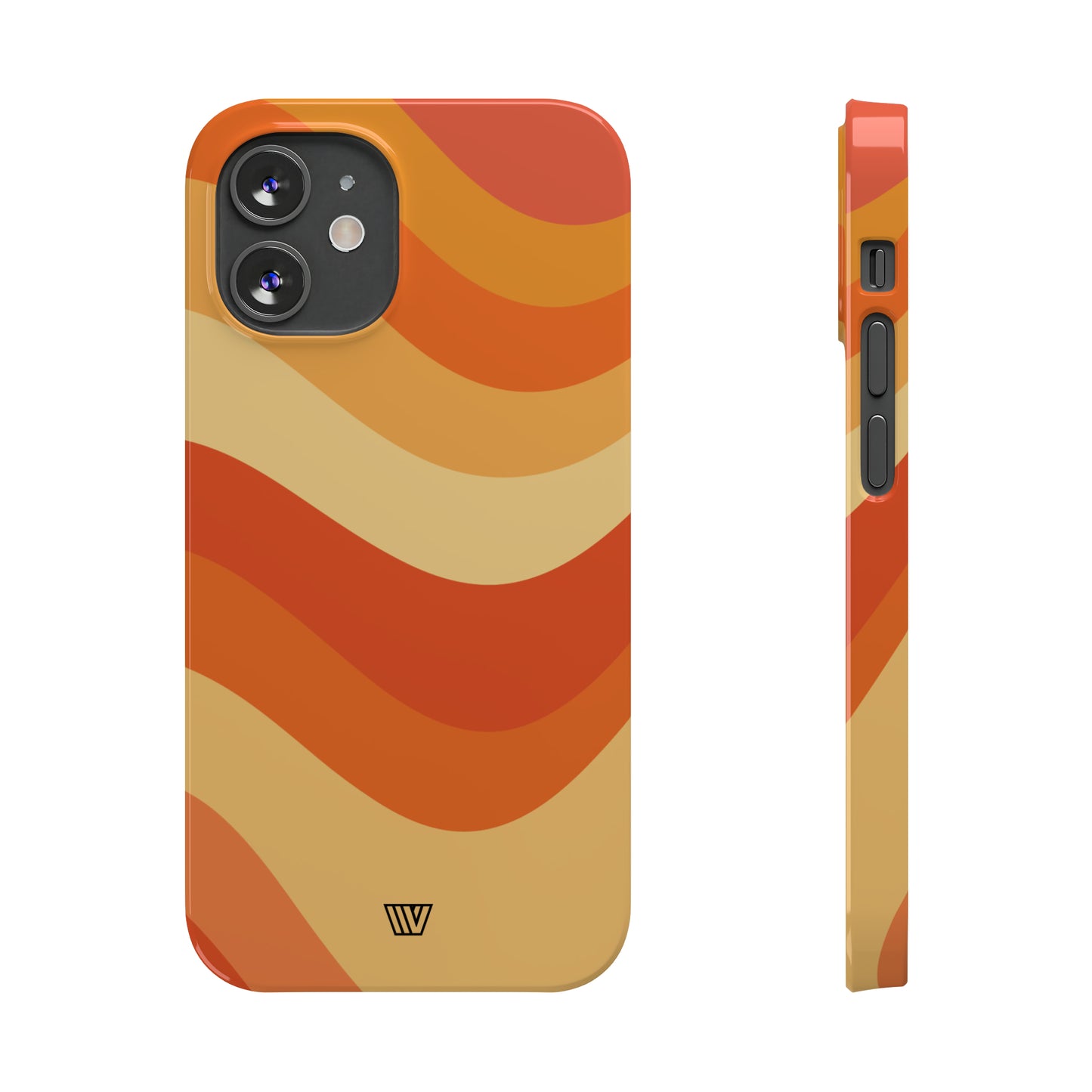 RETRO GROOVY WAVES | Slim iPhone Case - Trovvve