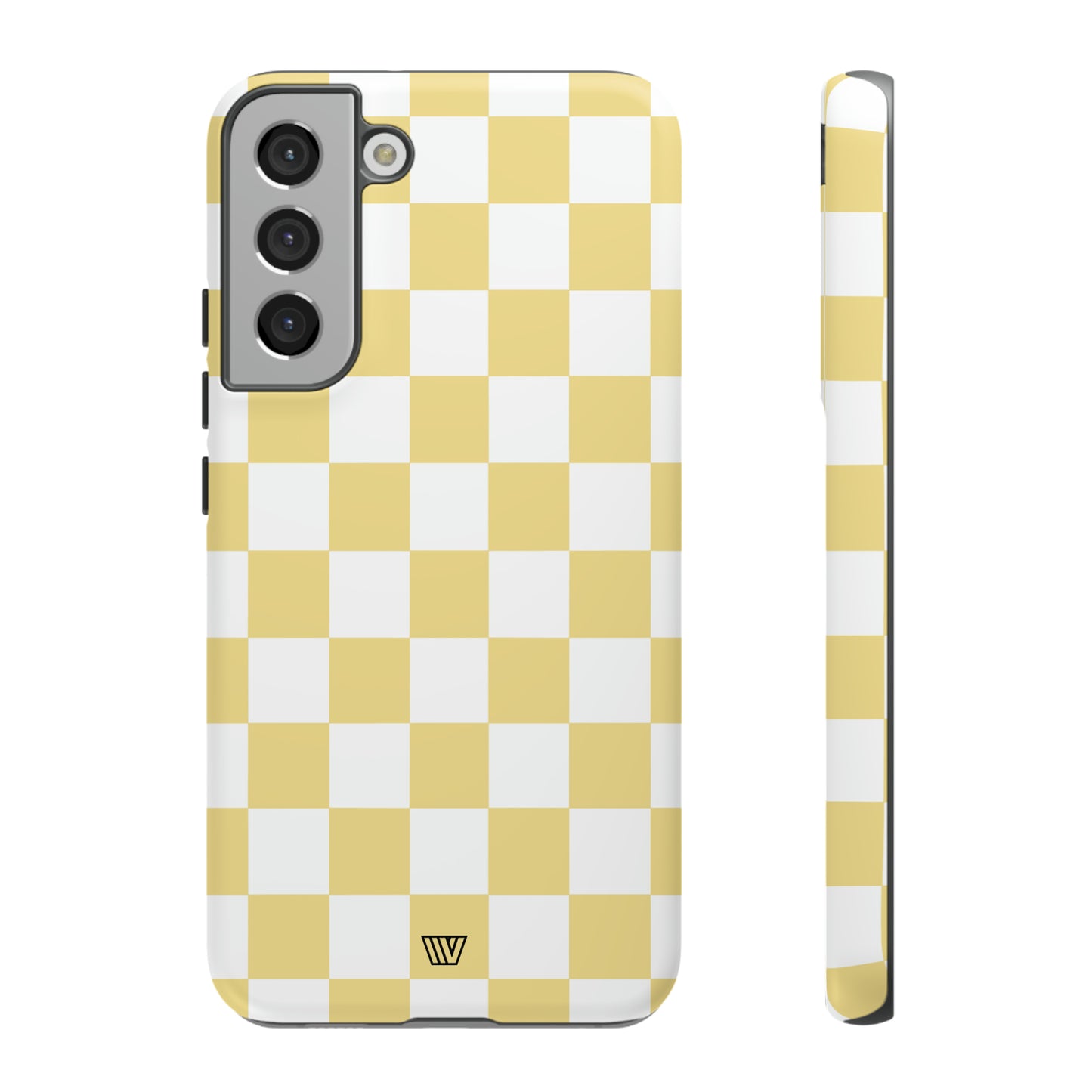 BANANA YELLOW CHECKERBOARD | Tough Phone Case - Trovvve