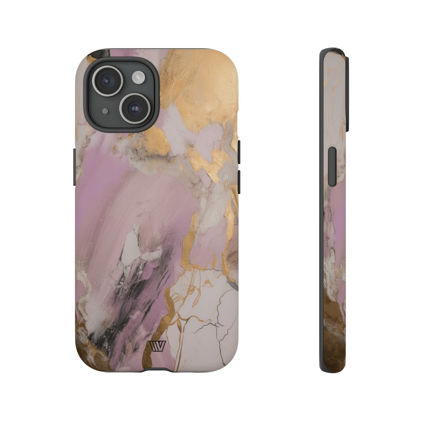 GOLD PINK ABSTRACT PAINTING | Tough Phone Case - Trovvve