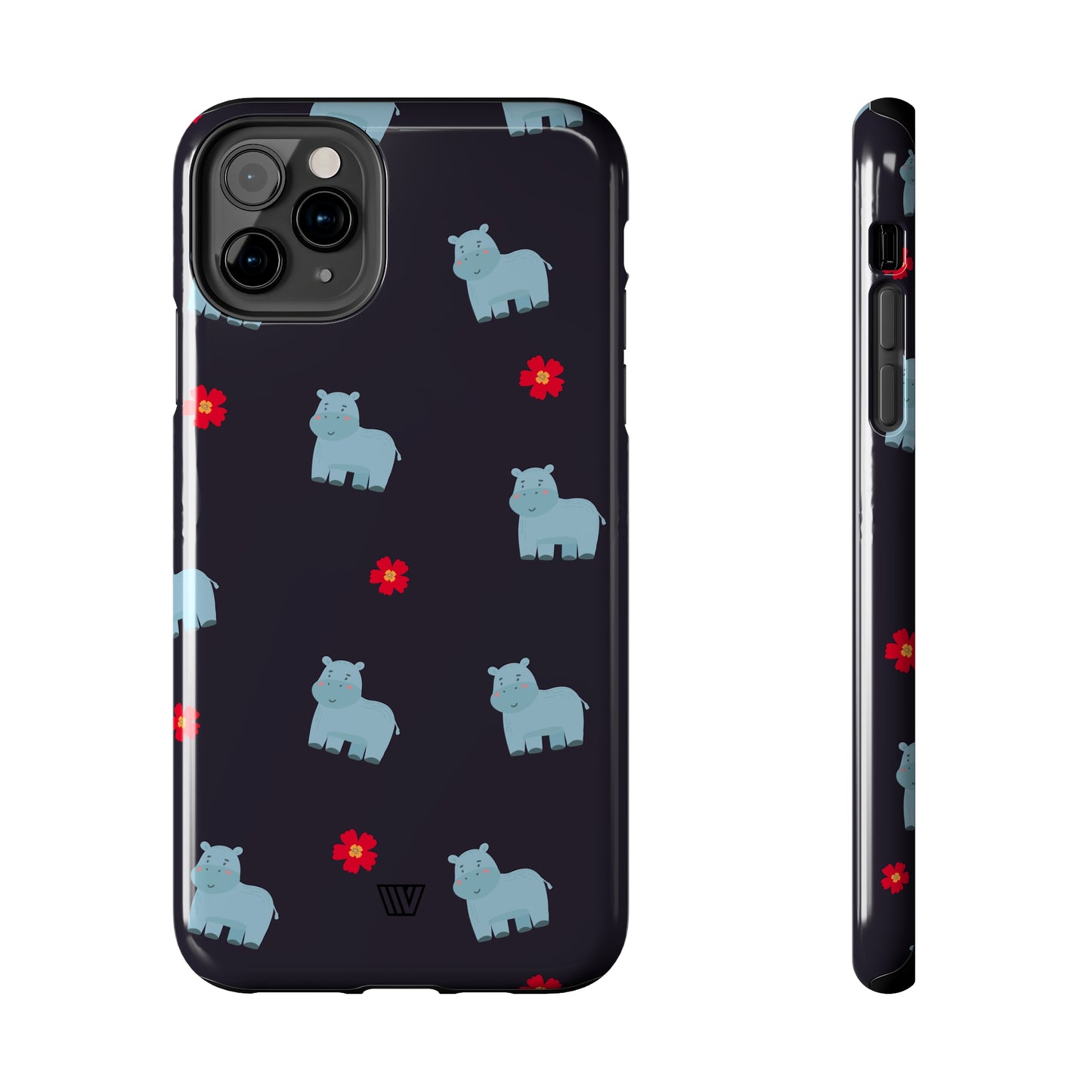 HIPPO PATTERN | Tough iPhone Case - Trovvve