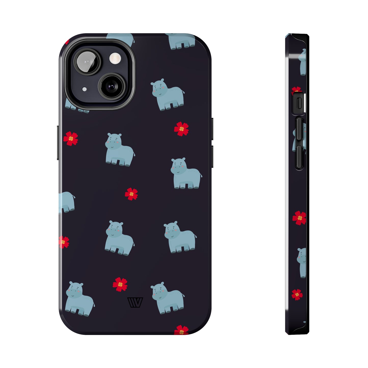 HIPPO PATTERN | Tough iPhone Case - Trovvve