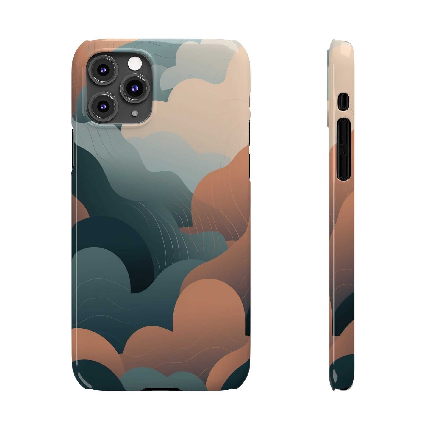 ABSTRACT FLUFFY CLOUDS | Slim iPhone Case - Trovvve