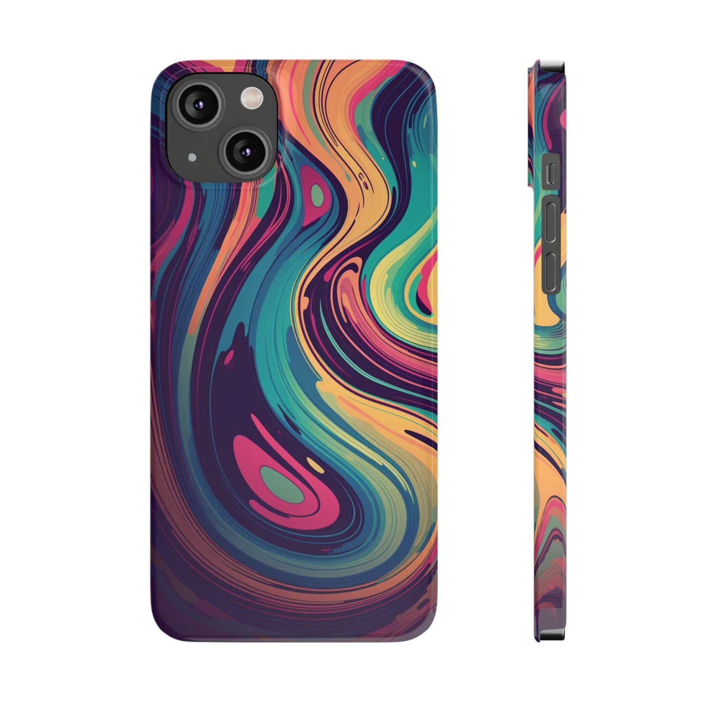 COSMIC LIQUID SWIRL | | Slim iPhone Case - Trovvve