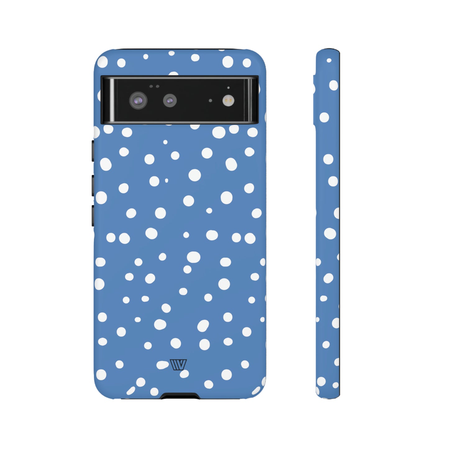 DUSTY BLUE DOTS | Tough Phone Case - Trovvve